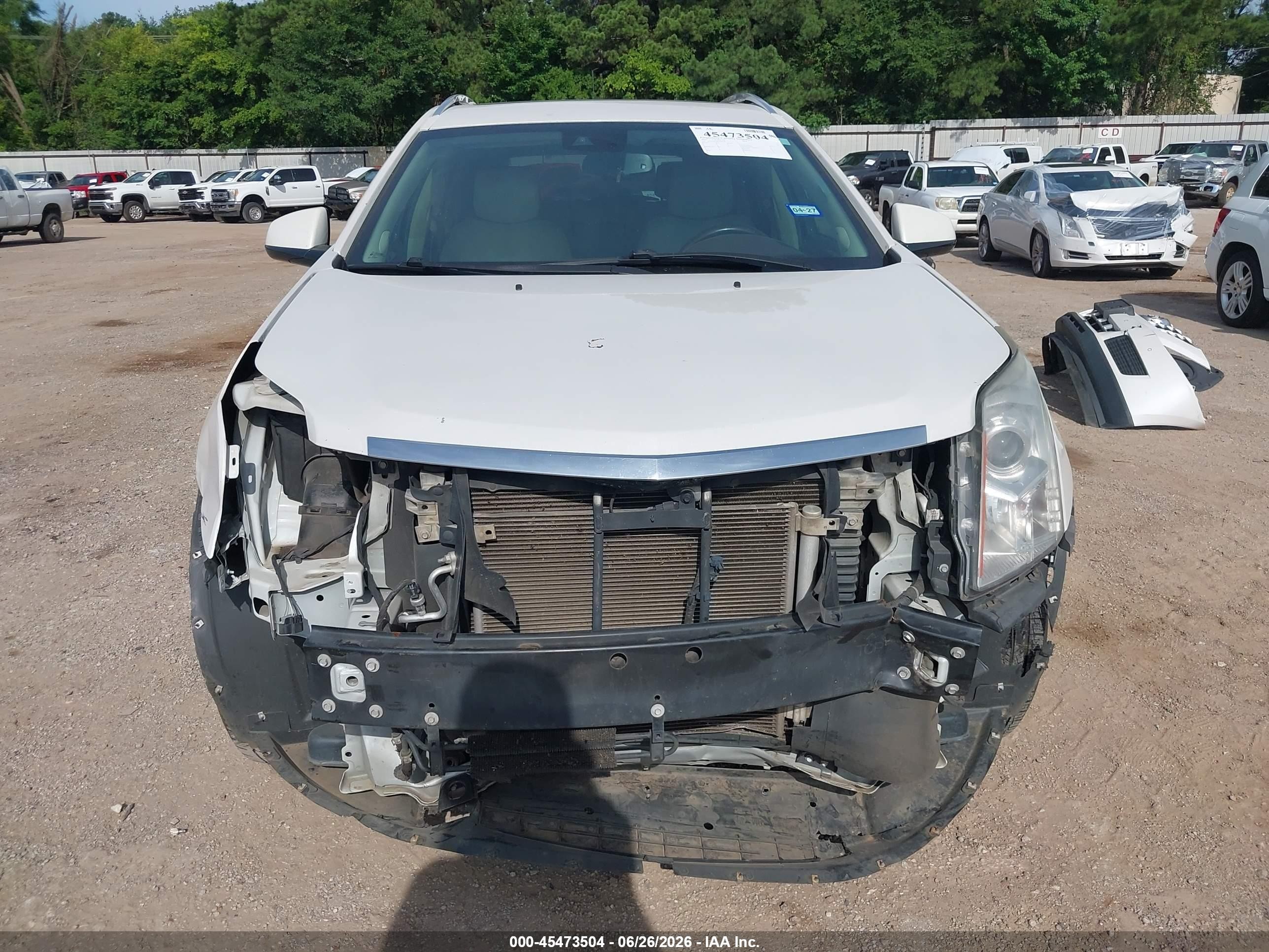 2015 Cadillac Srx Luxury Collection Белый vin: 3GYFNBE38FS599140