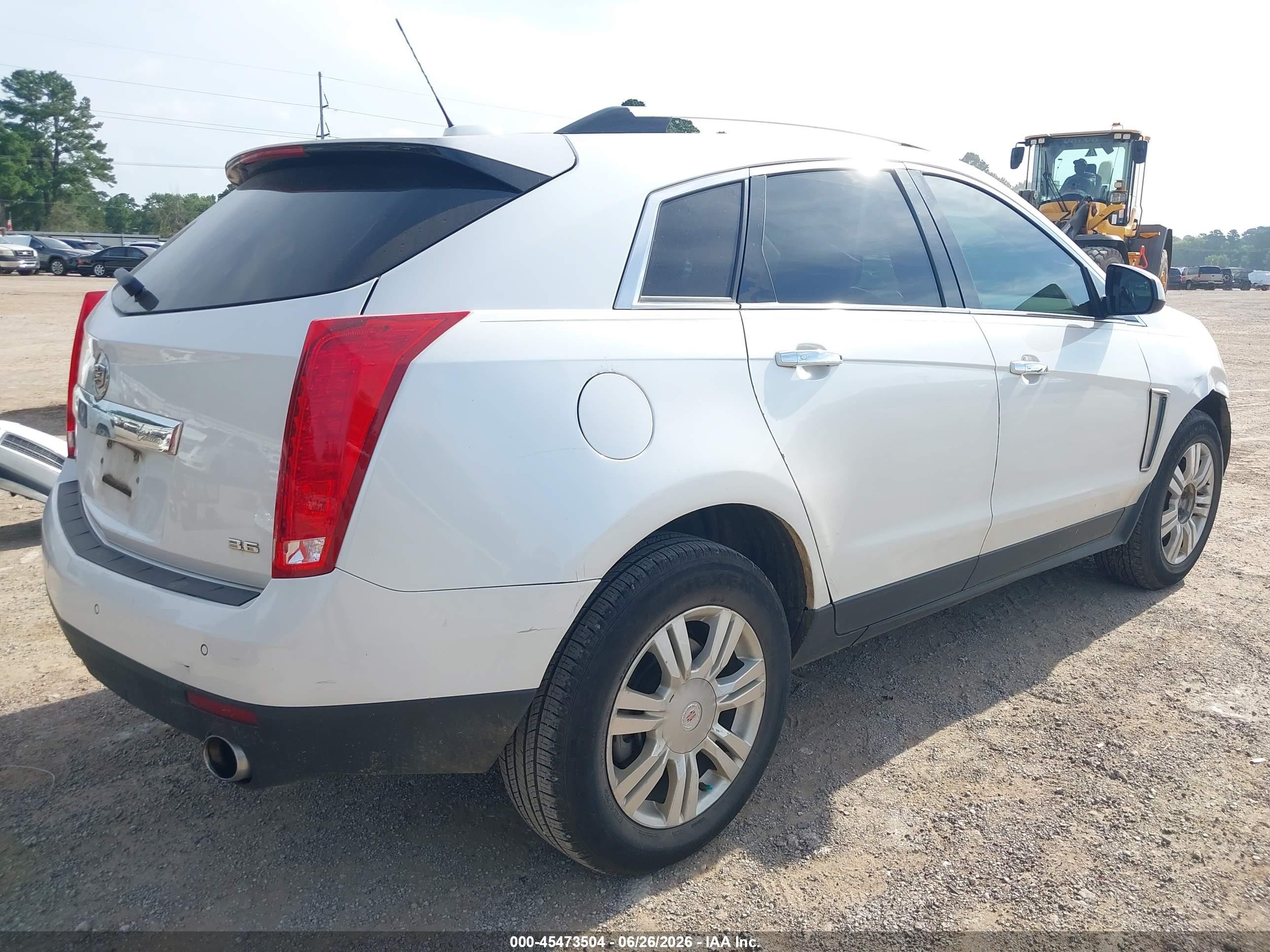 2015 Cadillac Srx Luxury Collection Белый vin: 3GYFNBE38FS599140