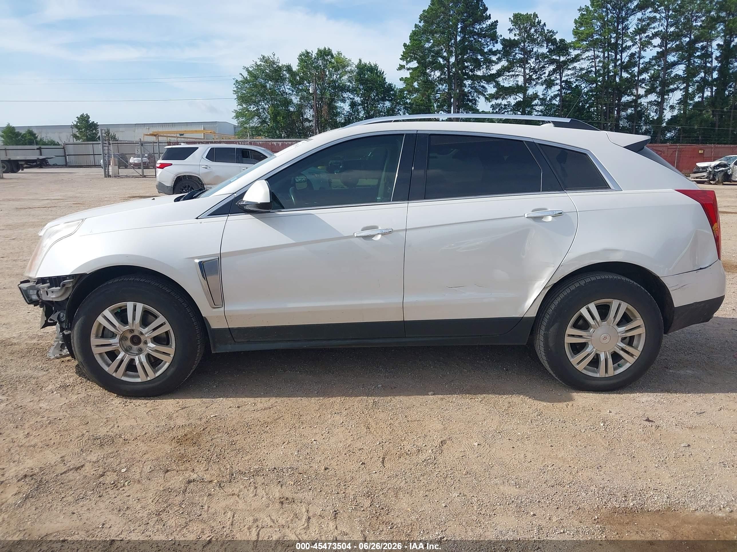 2015 Cadillac Srx Luxury Collection Белый vin: 3GYFNBE38FS599140