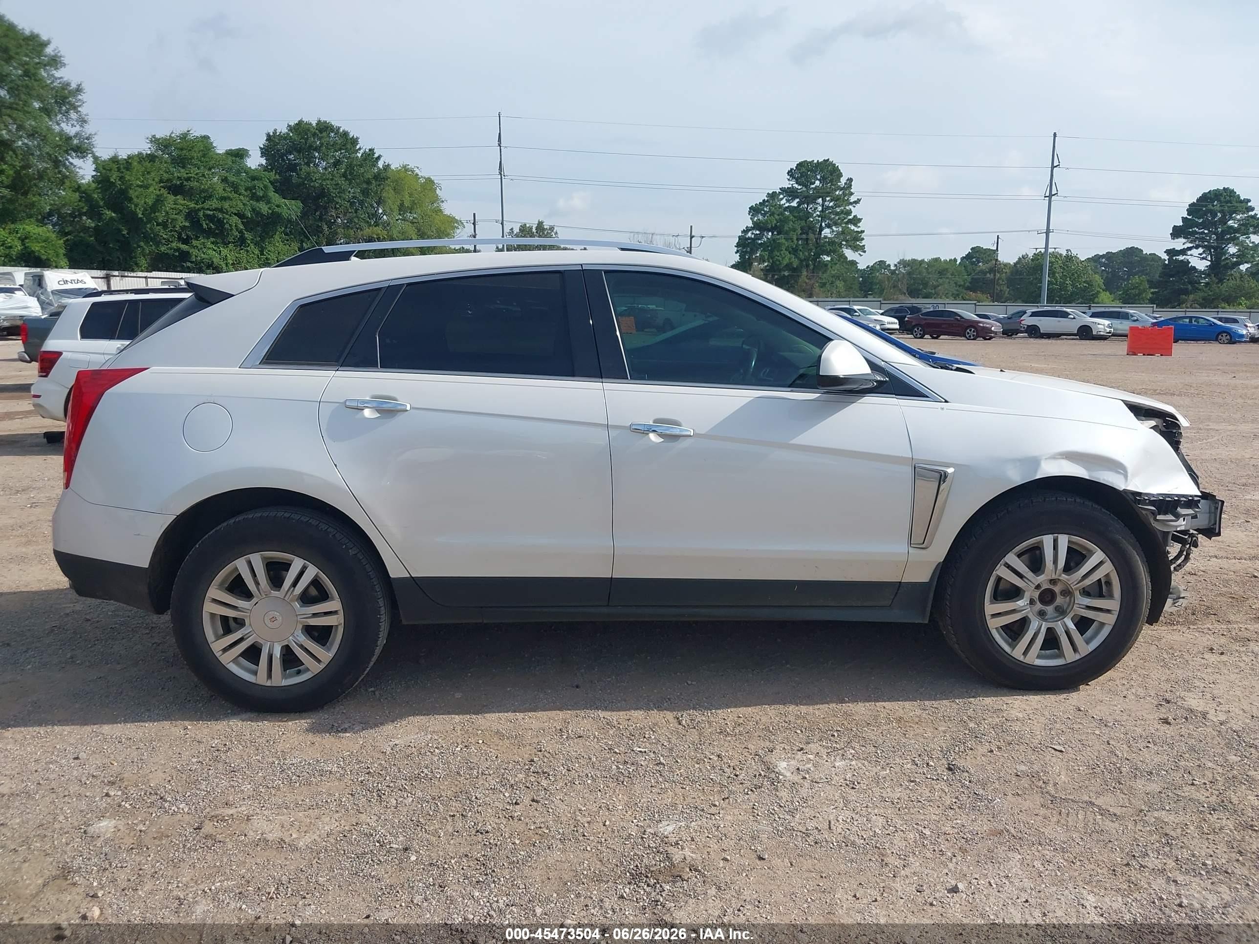 2015 Cadillac Srx Luxury Collection Белый vin: 3GYFNBE38FS599140