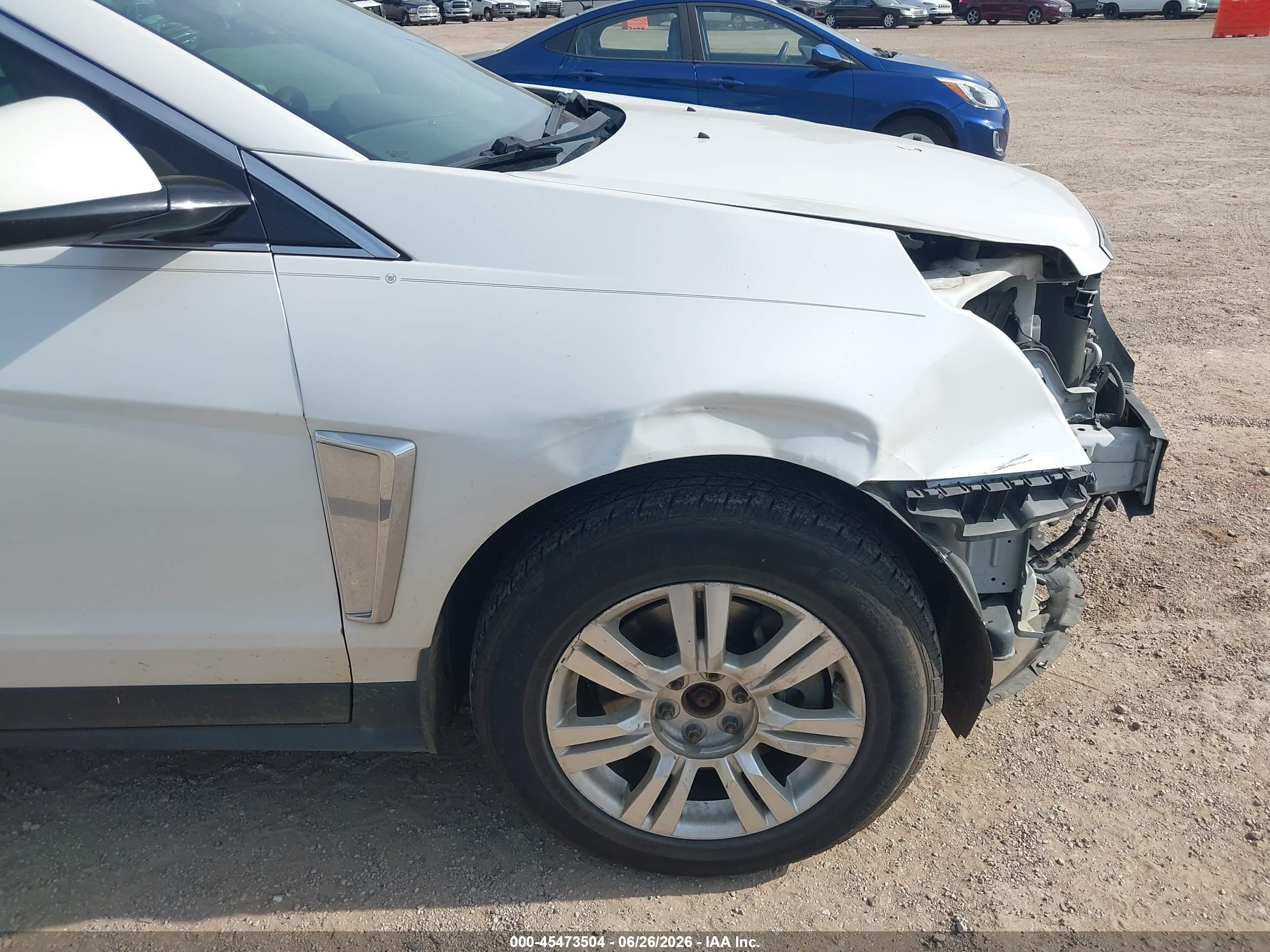 2015 Cadillac Srx Luxury Collection Белый vin: 3GYFNBE38FS599140