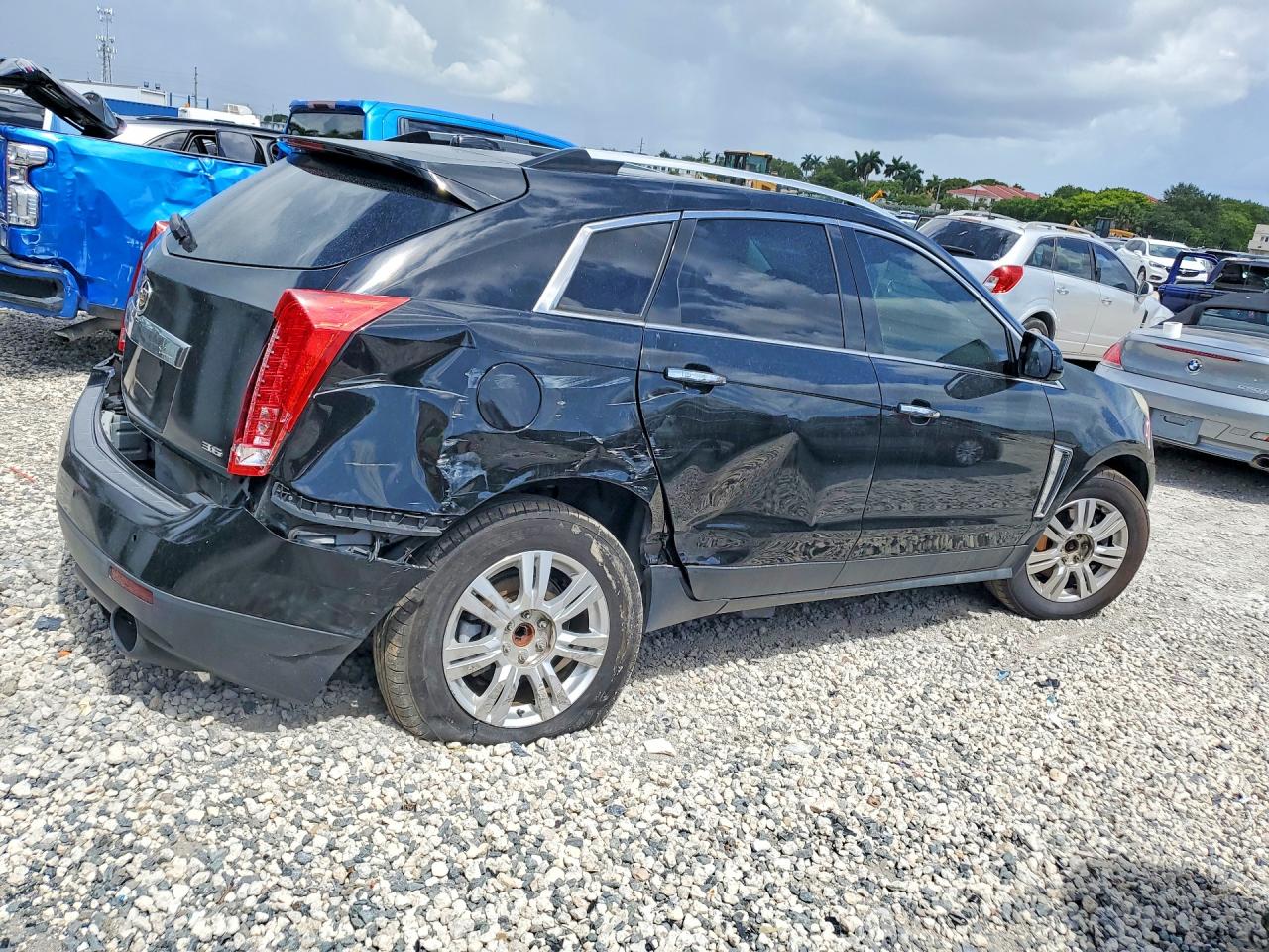 2015 Cadillac Srx Luxury Collection Black vin: 3GYFNBE38FS610167