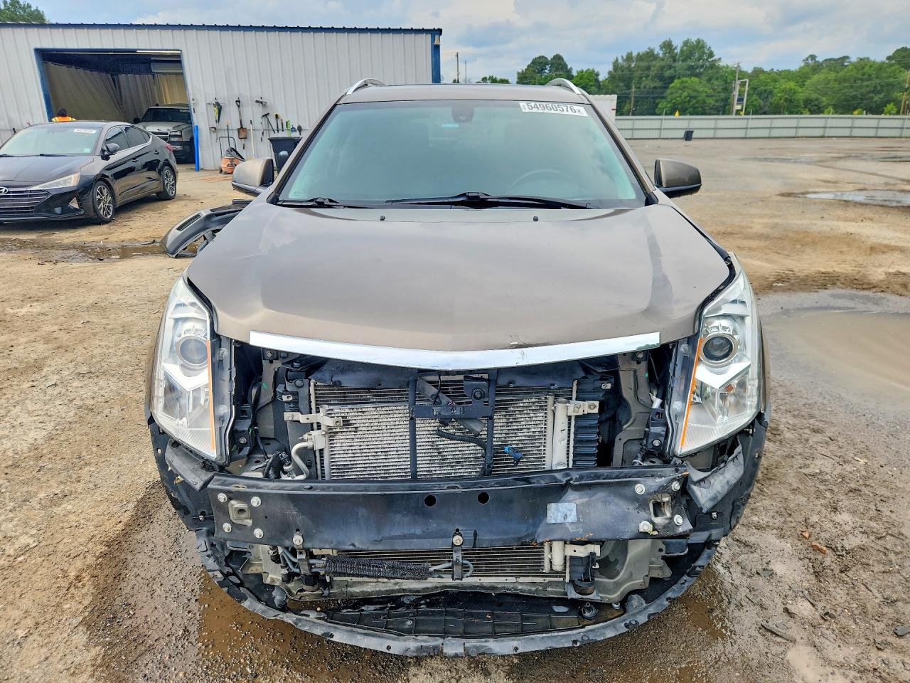 2015 Cadillac Srx Luxury Collection Brown vin: 3GYFNBE38FS620018