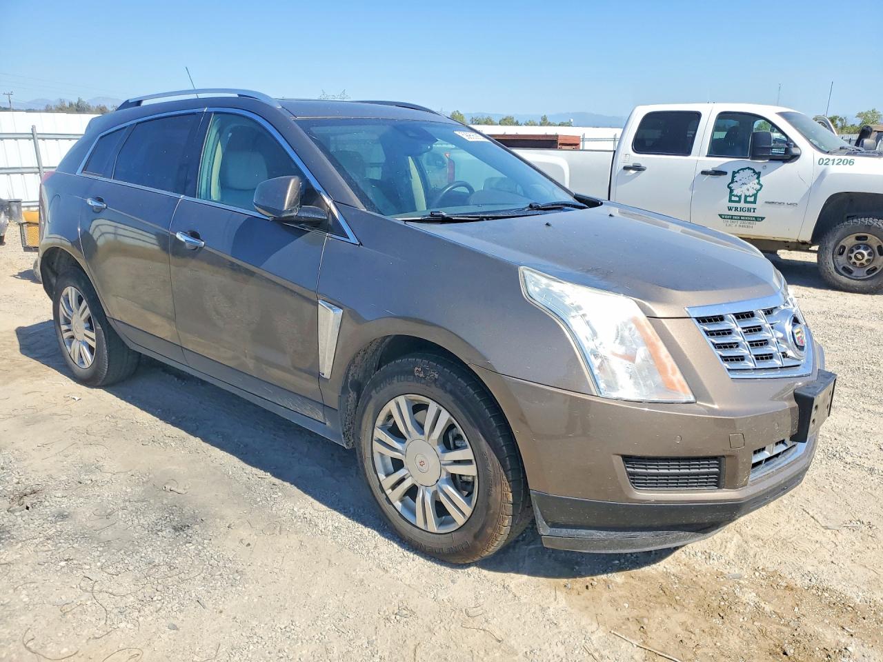 2015 Cadillac Srx Luxury Collection Brown vin: 3GYFNBE38FS620441