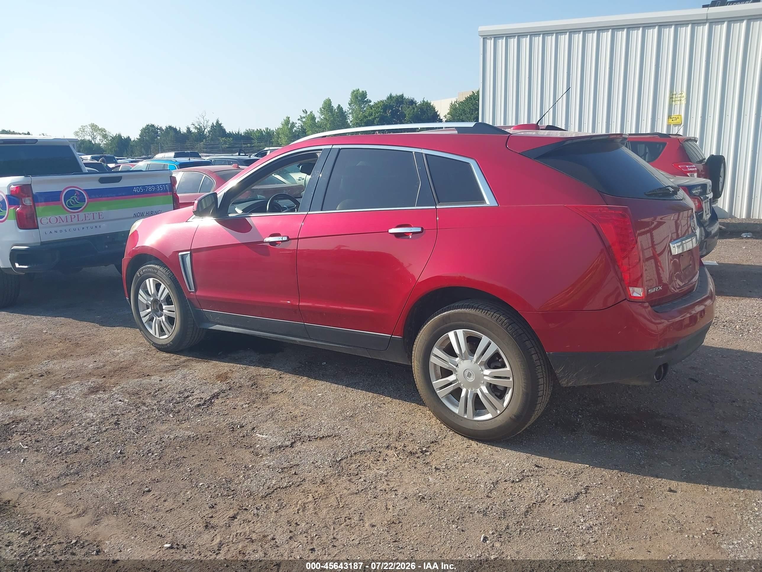 2015 Cadillac Srx Luxury Collection Red vin: 3GYFNBE38FS632136