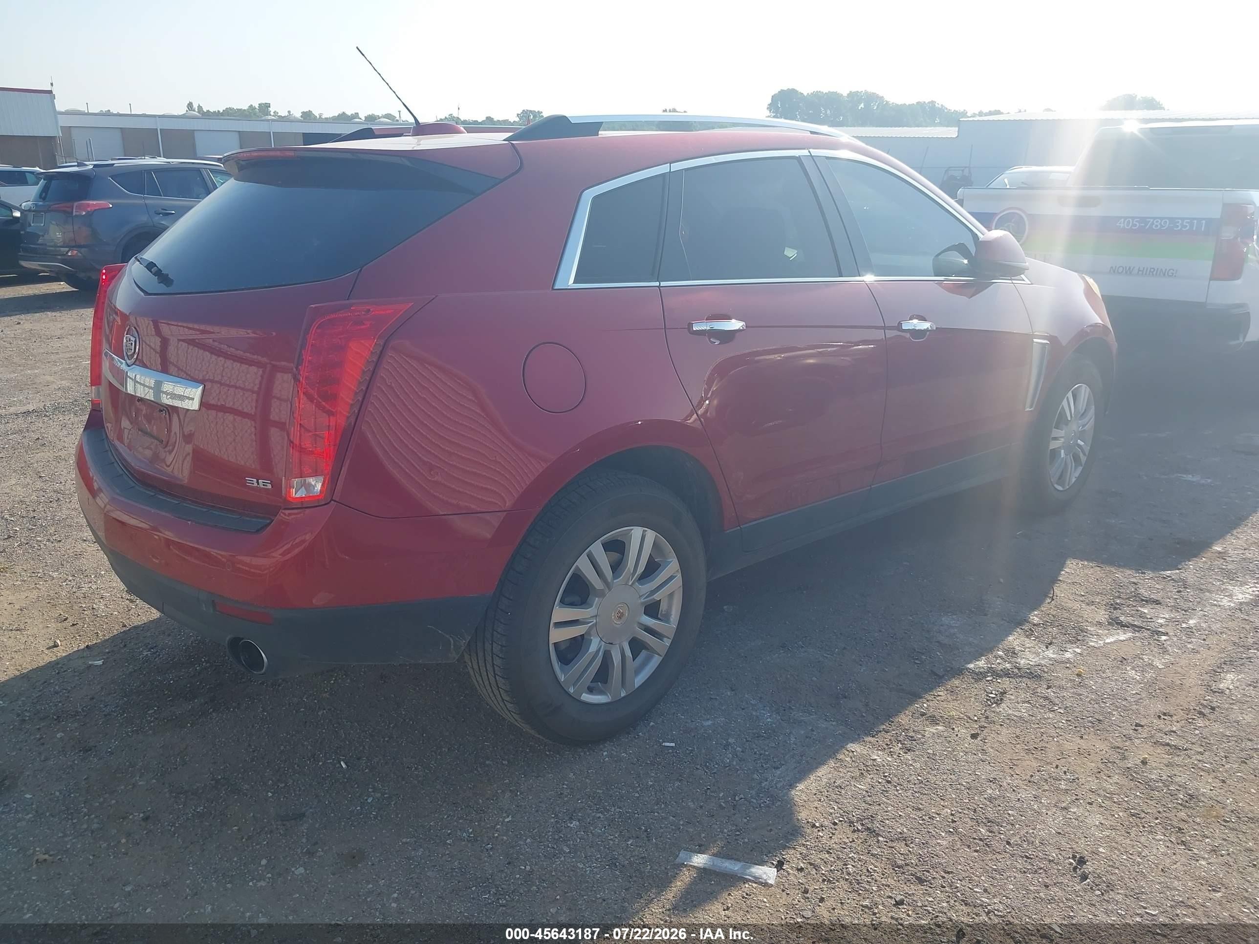 2015 Cadillac Srx Luxury Collection Red vin: 3GYFNBE38FS632136