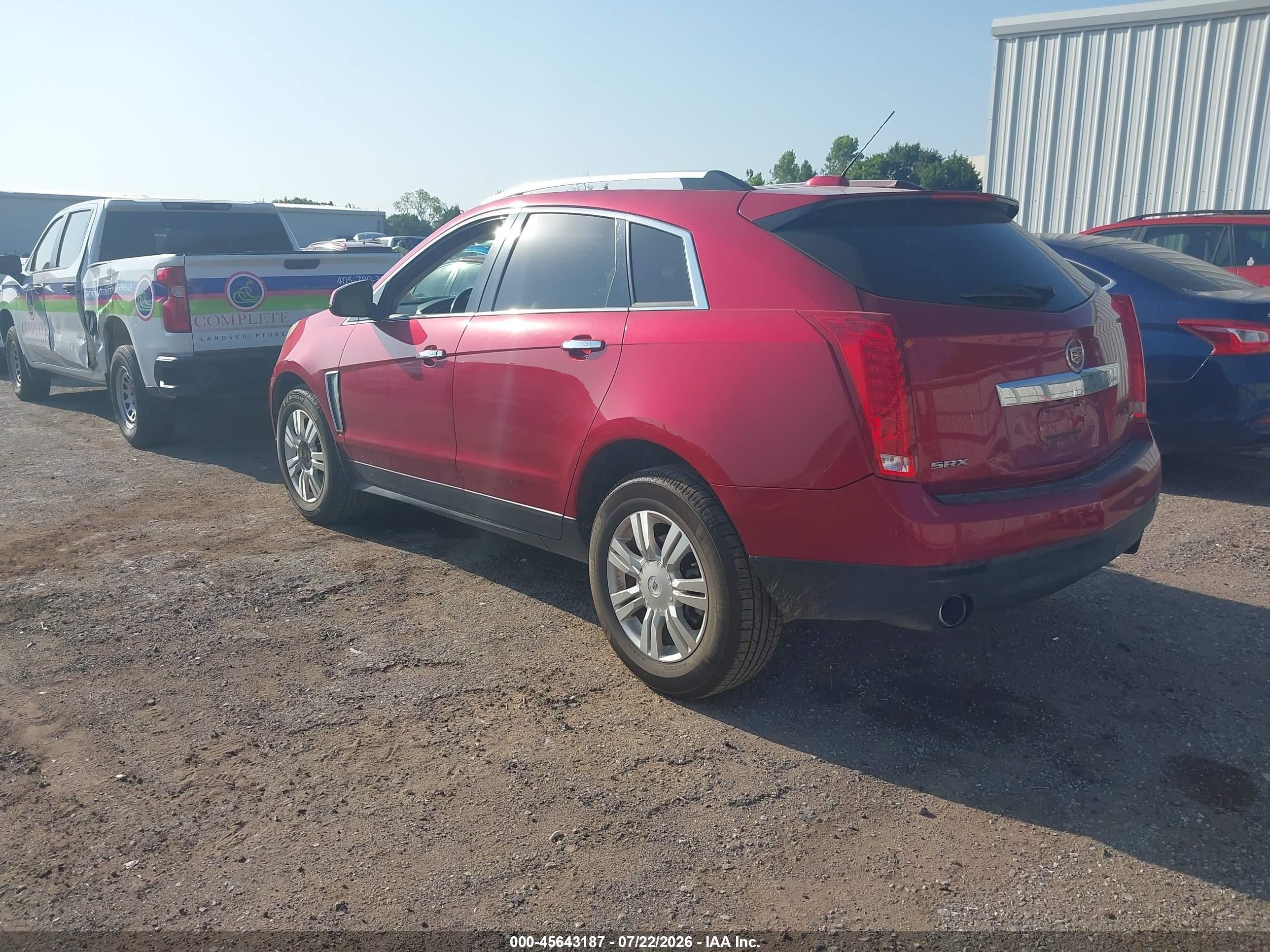 2015 Cadillac Srx Luxury Collection Red vin: 3GYFNBE38FS632136