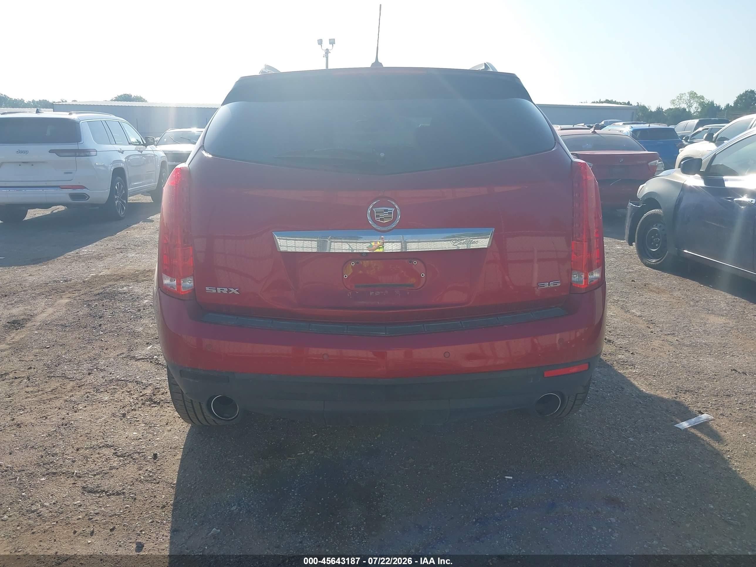 2015 Cadillac Srx Luxury Collection Red vin: 3GYFNBE38FS632136