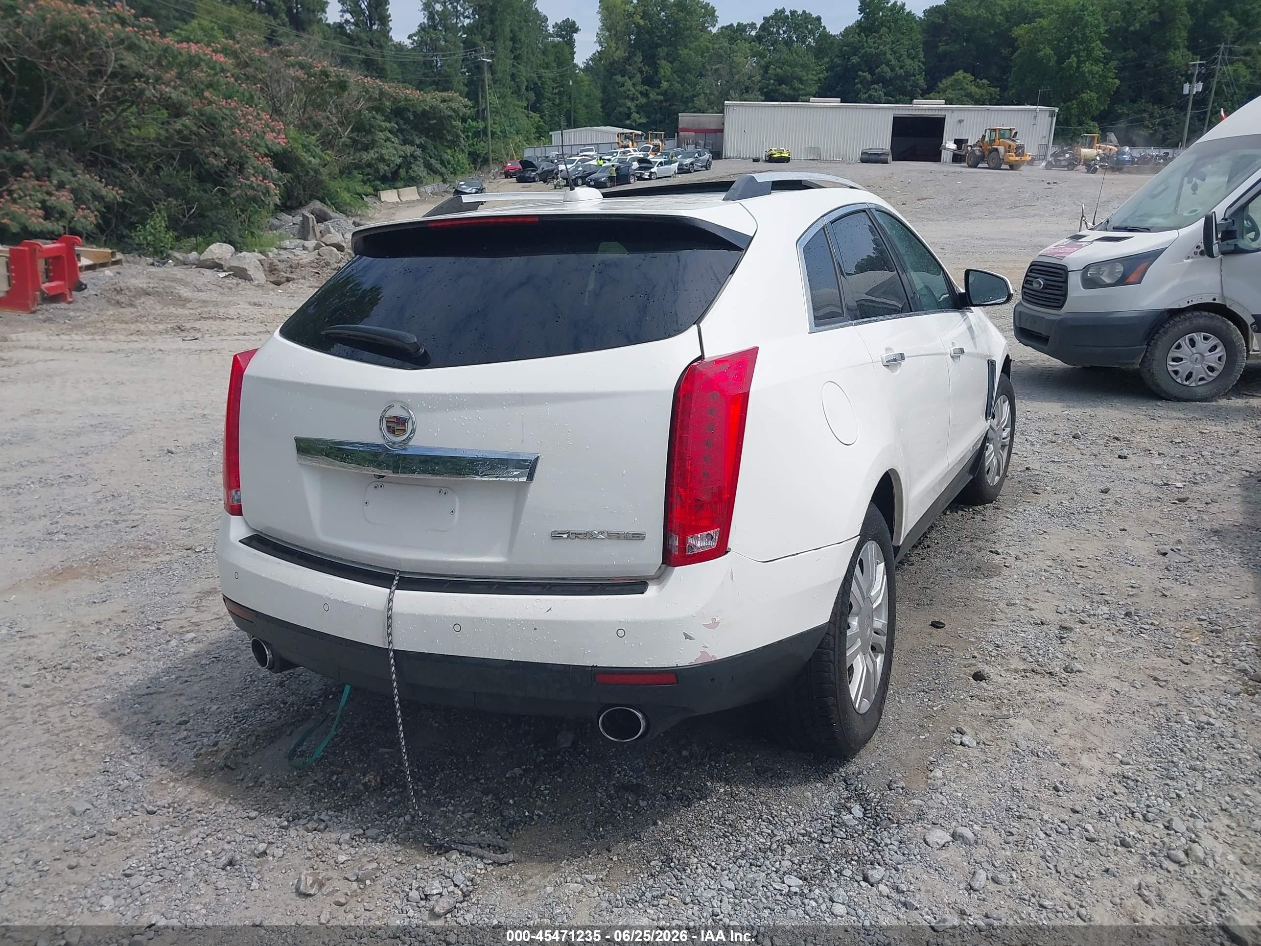 2015 Cadillac Srx Luxury Collection White vin: 3GYFNBE38FS633741