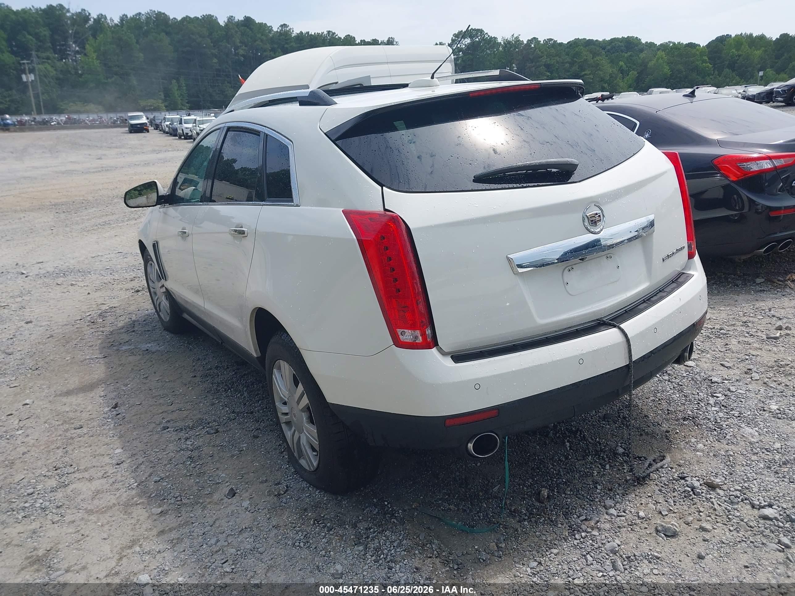 2015 Cadillac Srx Luxury Collection White vin: 3GYFNBE38FS633741