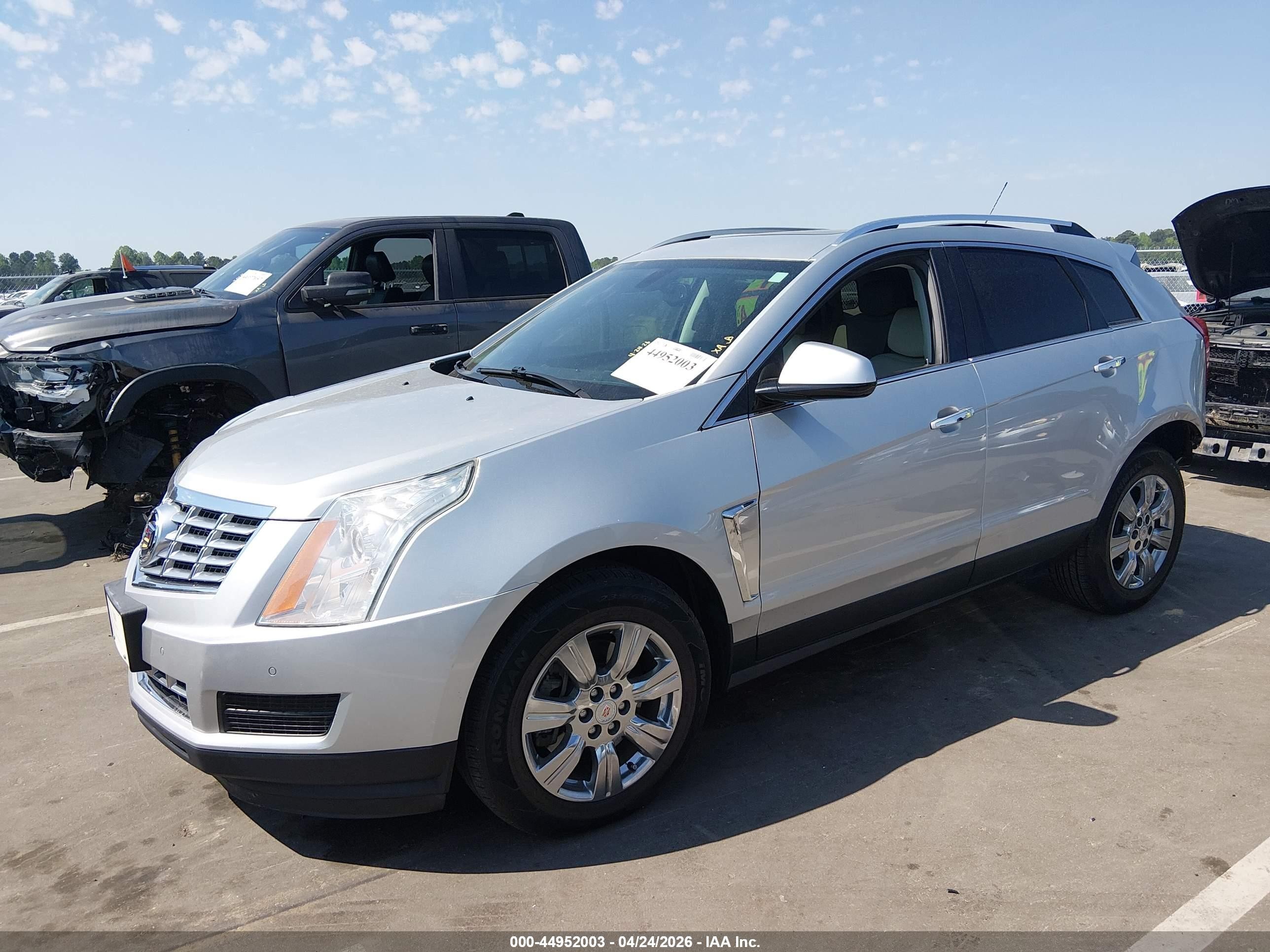 2016 Cadillac Srx Luxury Collection Silver vin: 3GYFNBE38GS529204