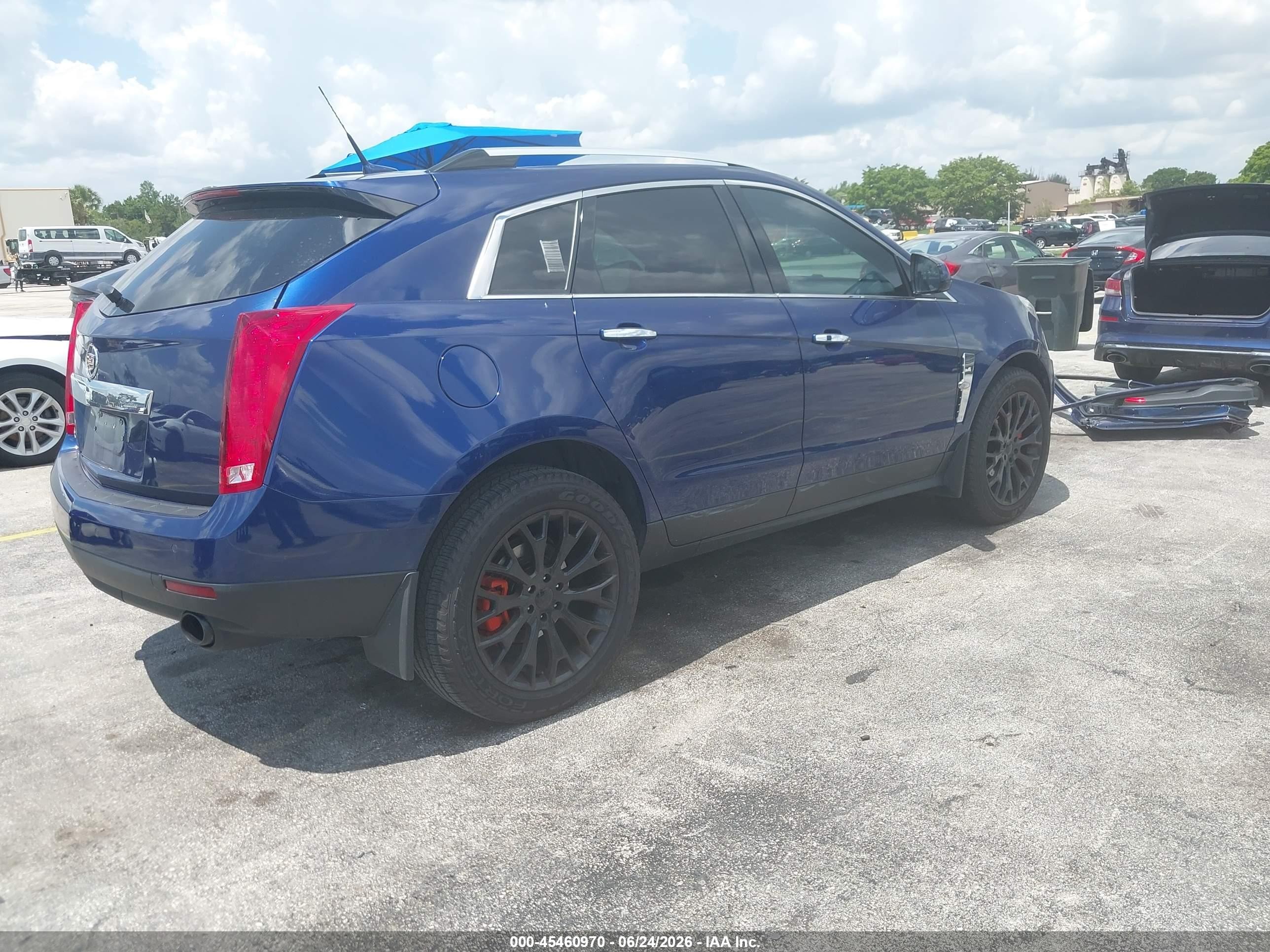 2012 Cadillac Srx Performance Collection Blue vin: 3GYFNBE39CS517783
