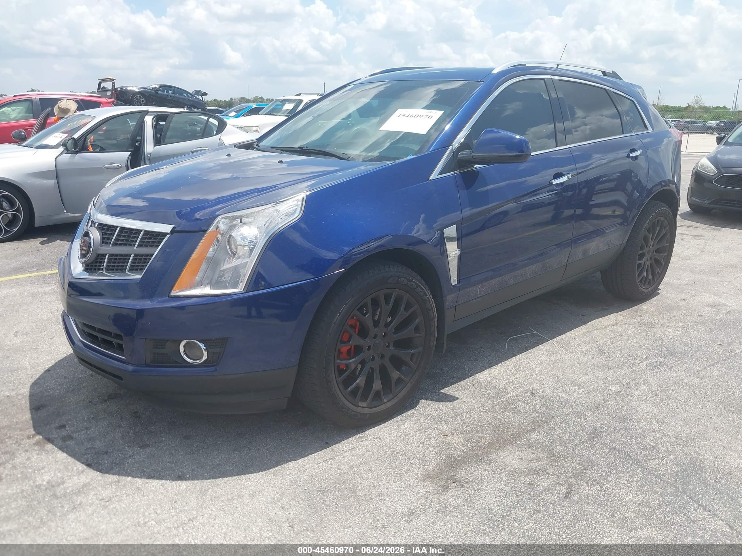 2012 Cadillac Srx Performance Collection Blue vin: 3GYFNBE39CS517783