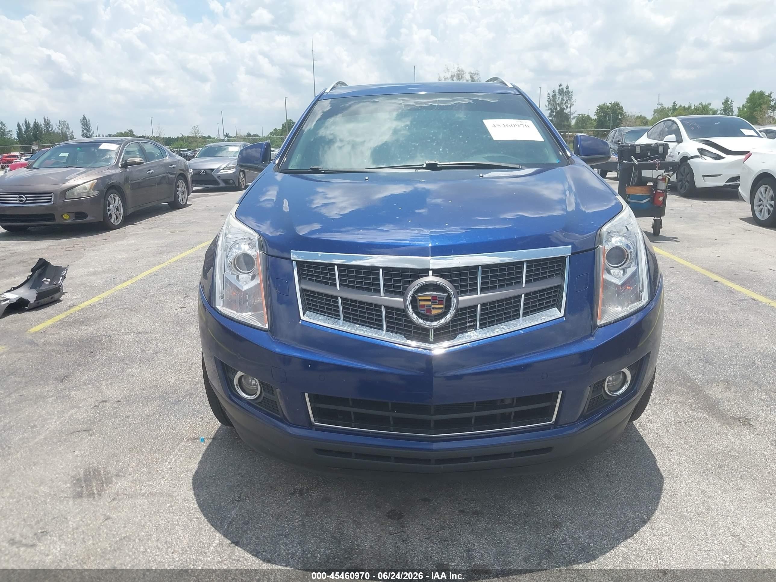 2012 Cadillac Srx Performance Collection Blue vin: 3GYFNBE39CS517783