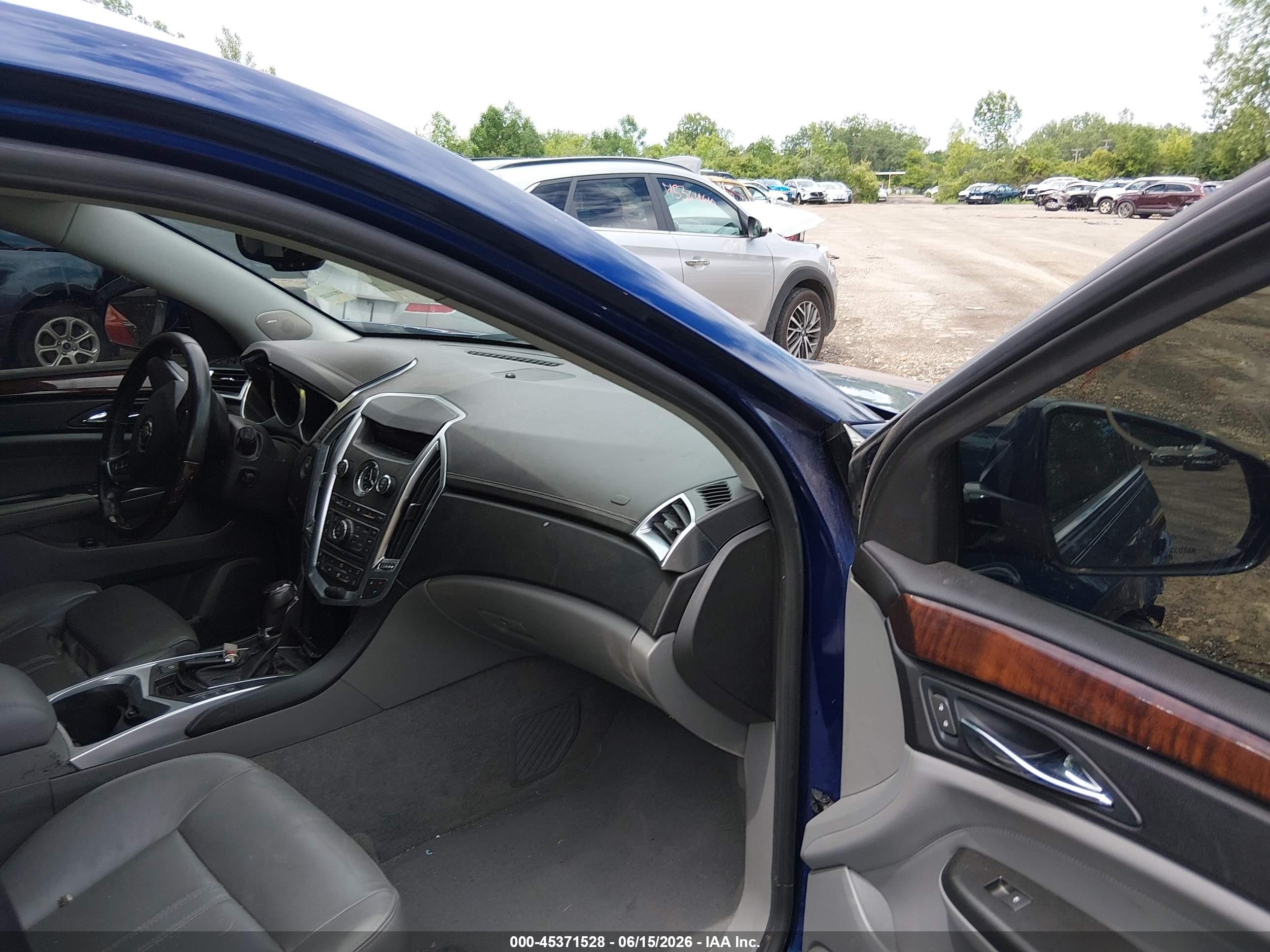 2012 Cadillac Srx Performance Collection Blue vin: 3GYFNBE39CS623361