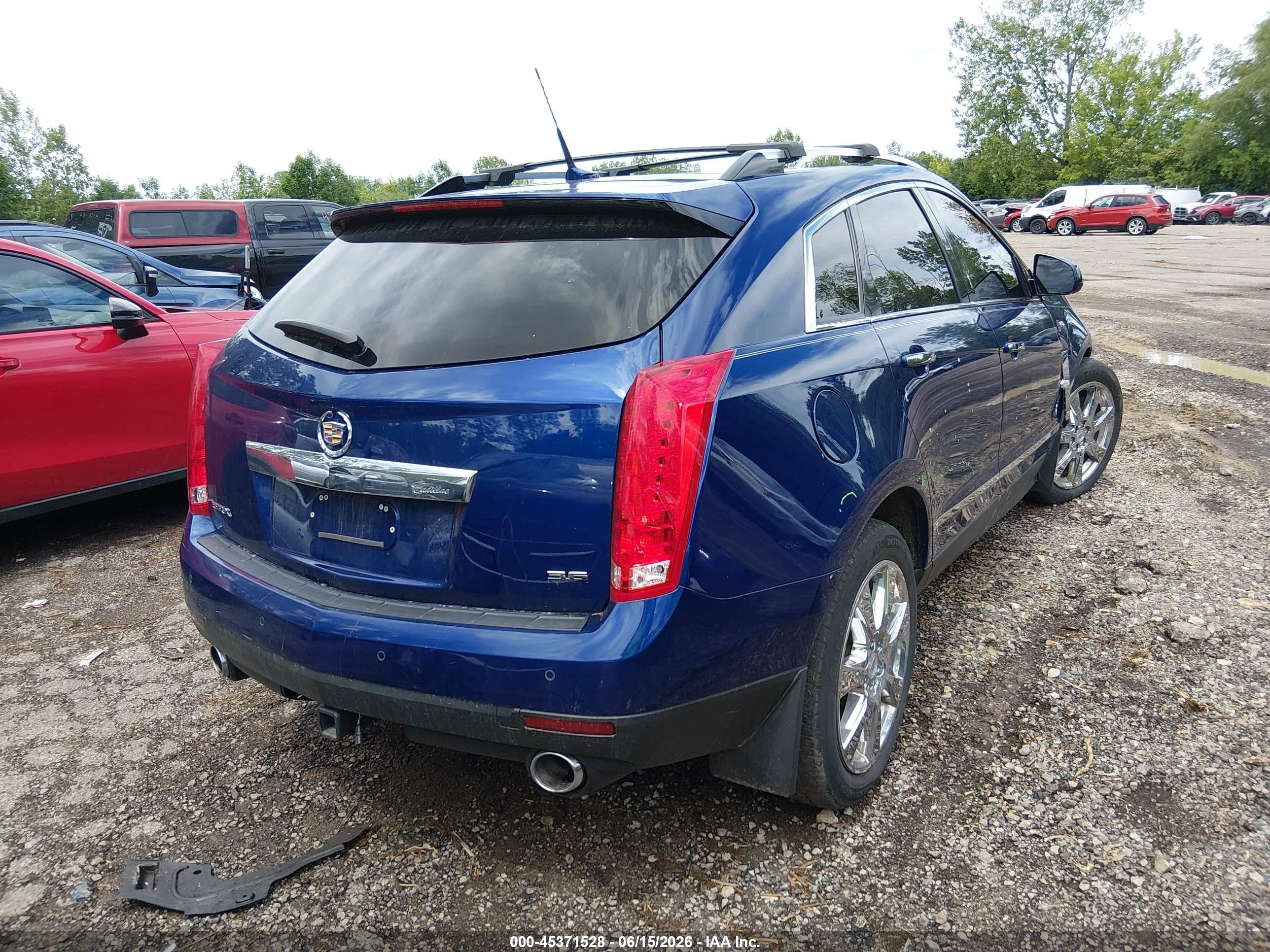 2012 Cadillac Srx Performance Collection Blue vin: 3GYFNBE39CS623361