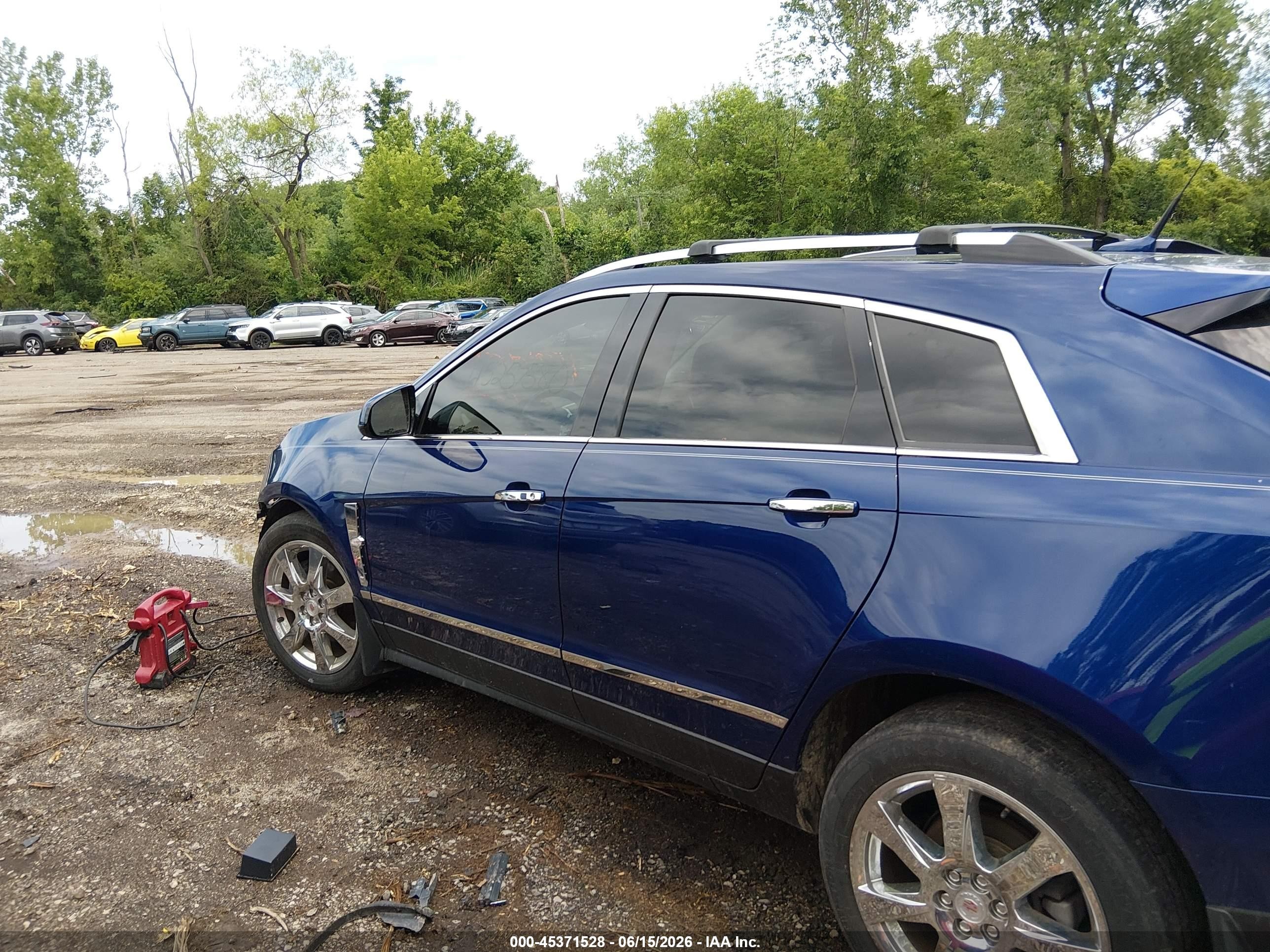 2012 Cadillac Srx Performance Collection Blue vin: 3GYFNBE39CS623361
