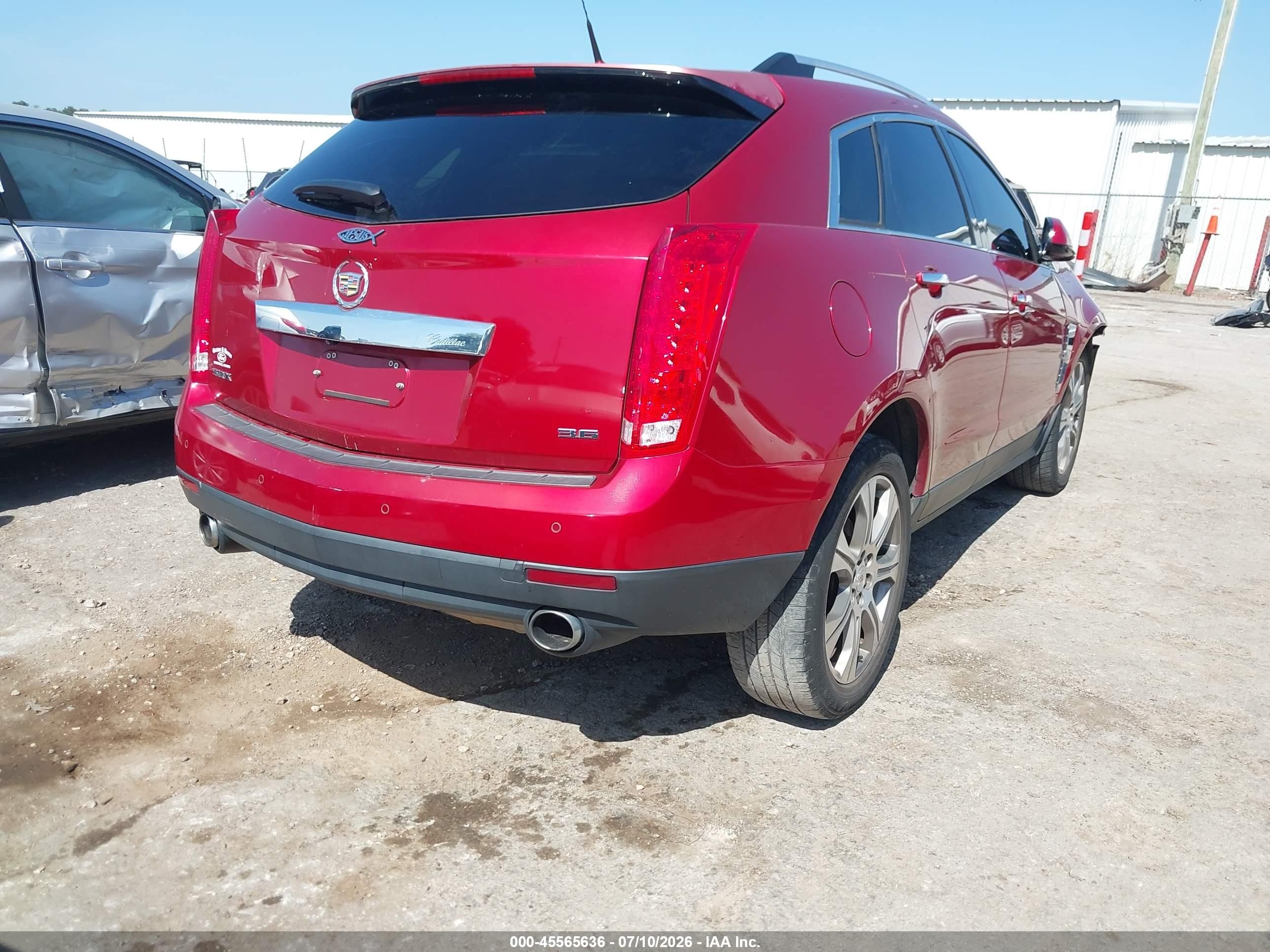 2012 Cadillac Srx Performance Collection Red vin: 3GYFNBE39CS644632