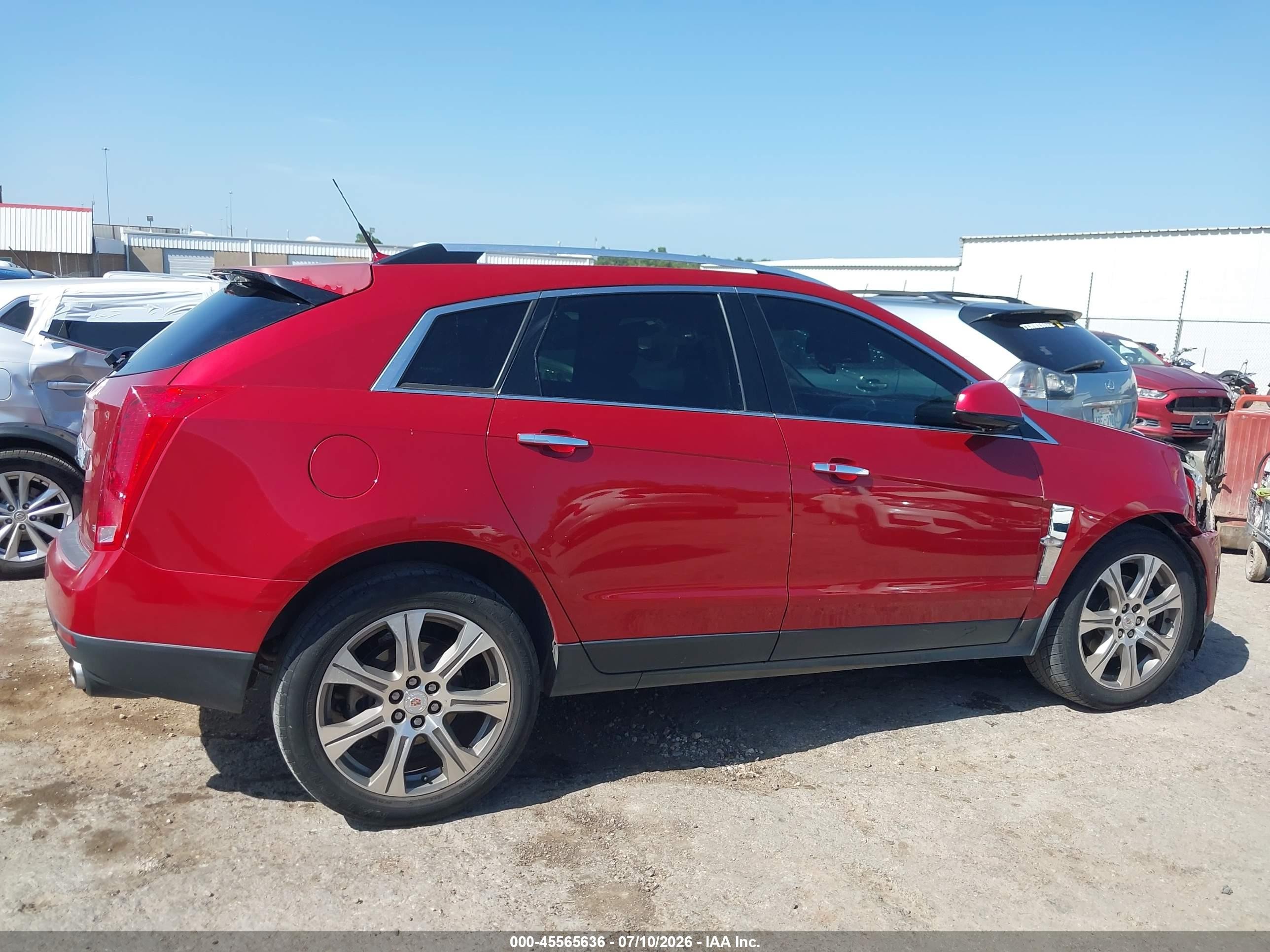 2012 Cadillac Srx Performance Collection Red vin: 3GYFNBE39CS644632