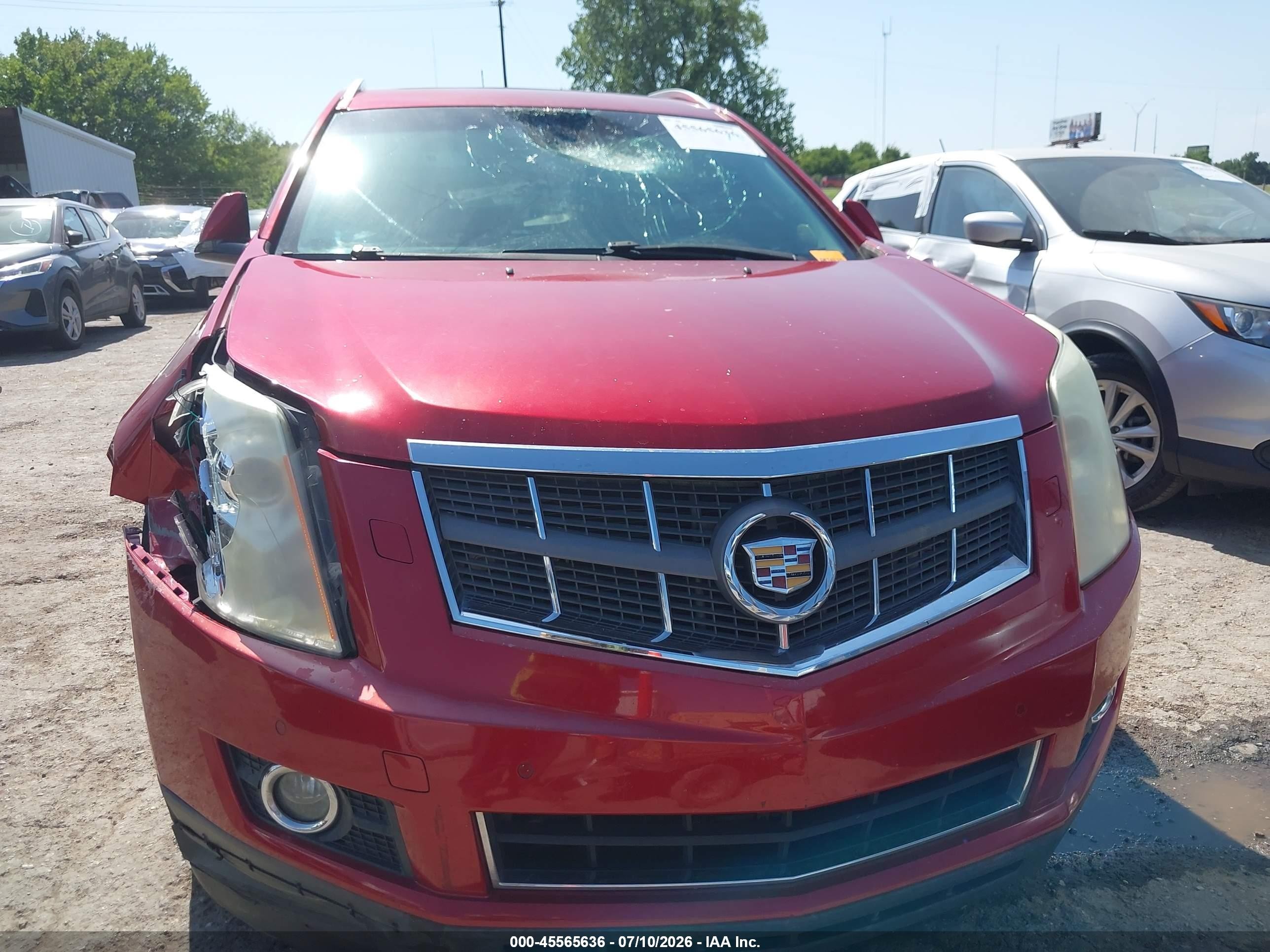 2012 Cadillac Srx Performance Collection Red vin: 3GYFNBE39CS644632