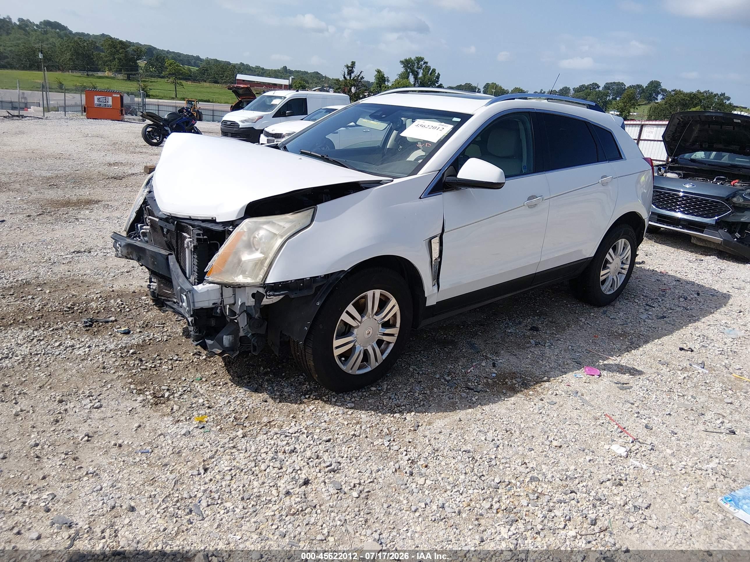 2014 Cadillac Srx Luxury Collection Белый vin: 3GYFNBE39ES516894
