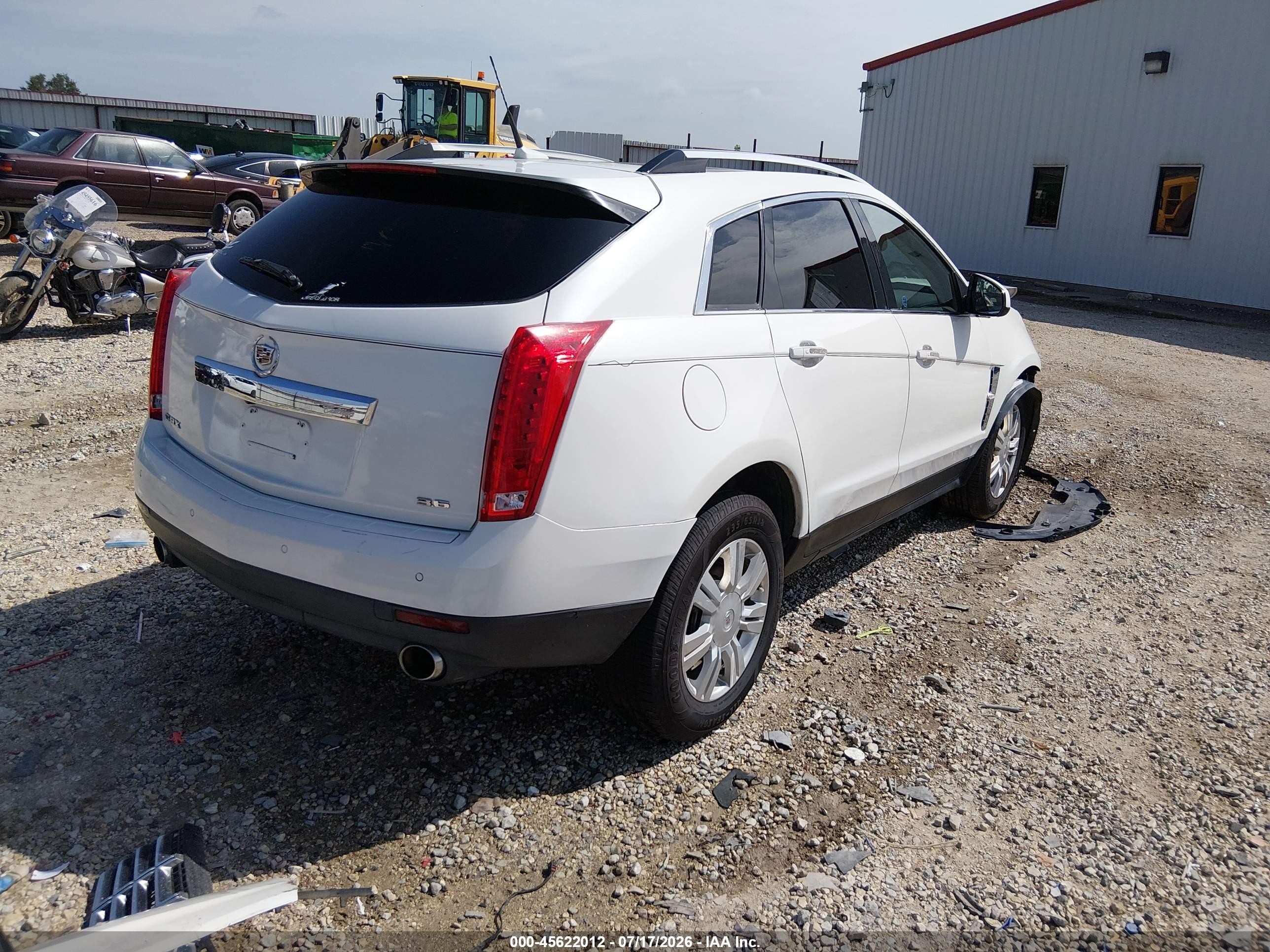 2014 Cadillac Srx Luxury Collection Белый vin: 3GYFNBE39ES516894