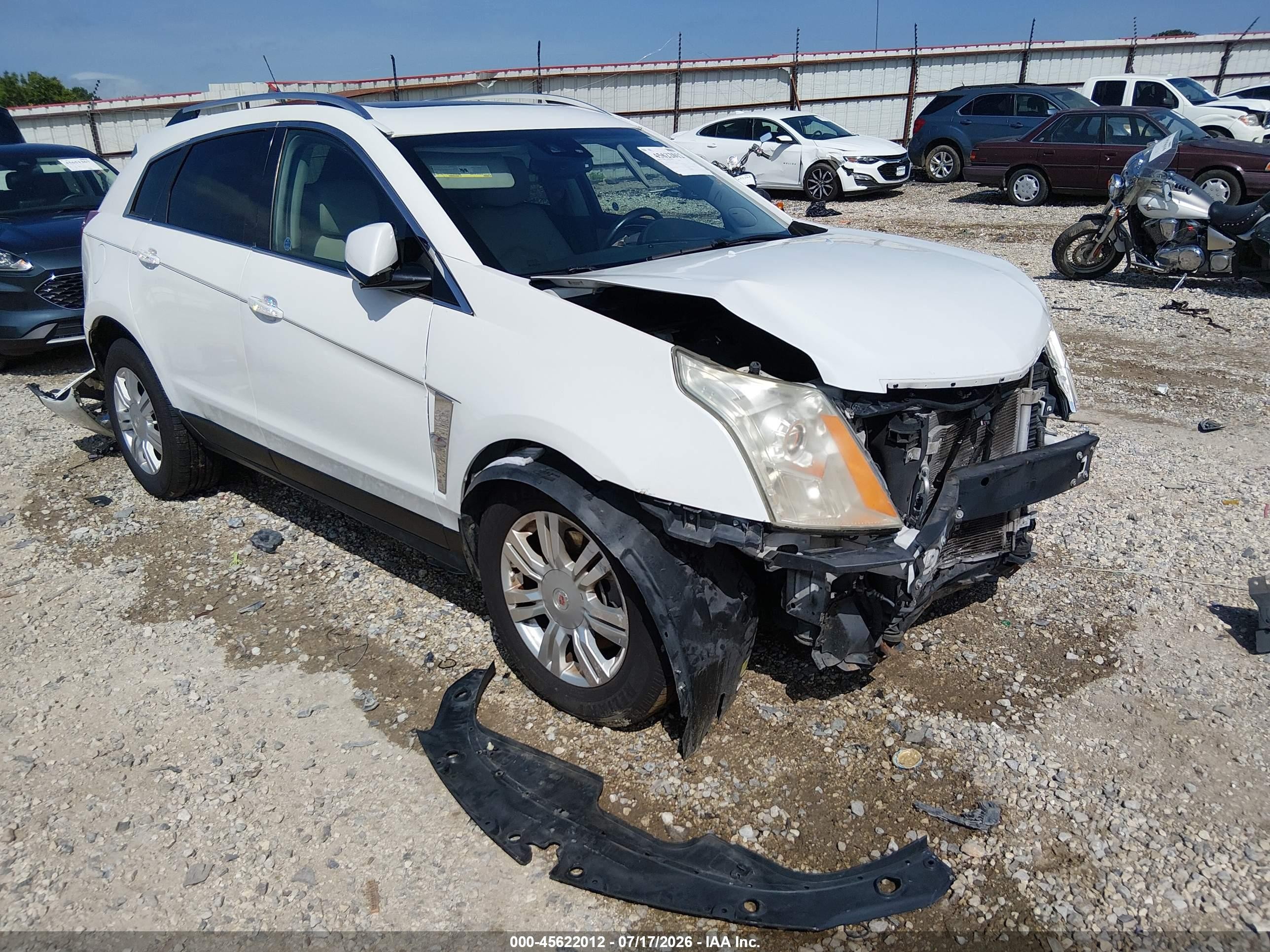 2014 Cadillac Srx Luxury Collection Белый vin: 3GYFNBE39ES516894