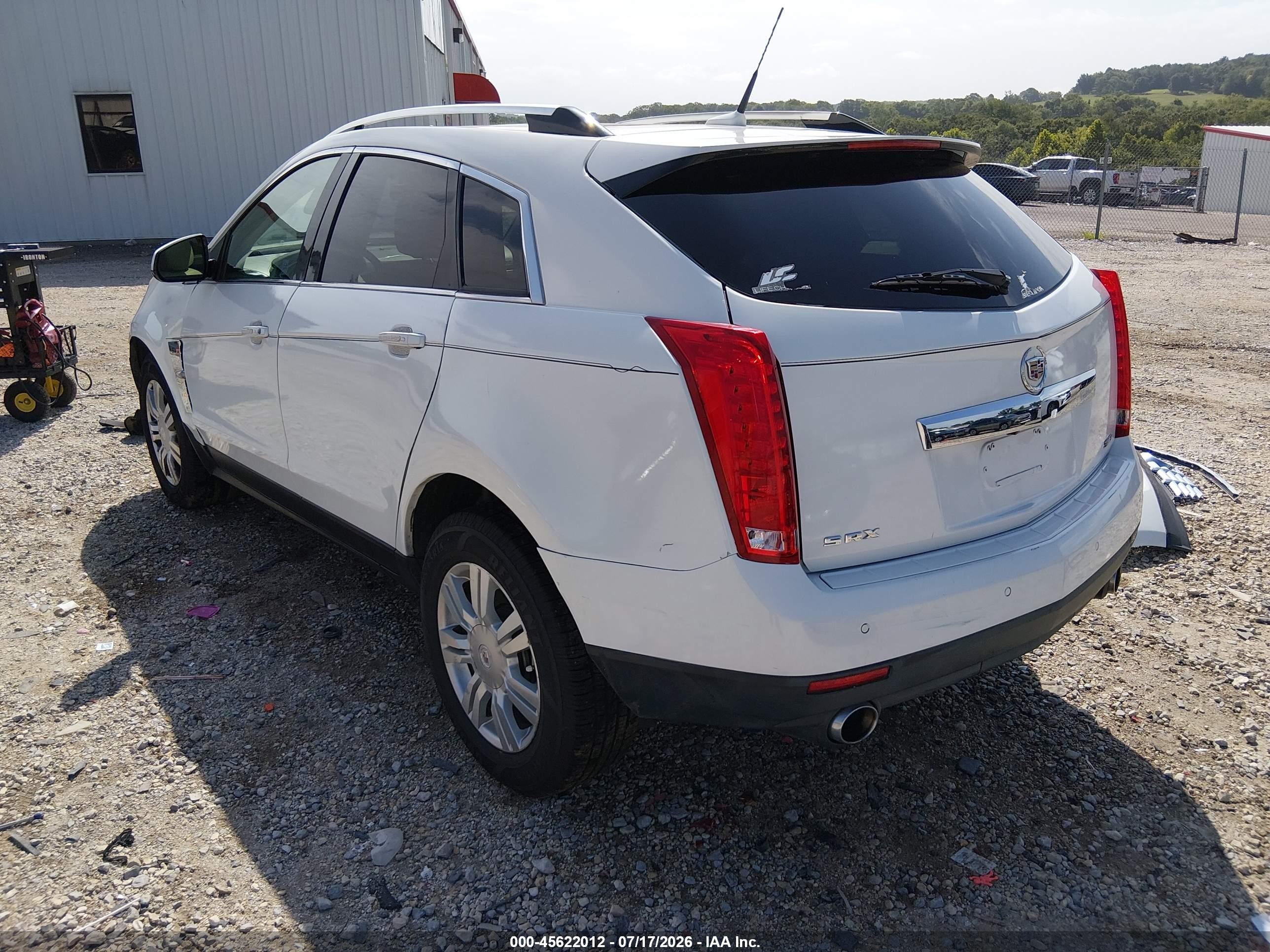 2014 Cadillac Srx Luxury Collection Белый vin: 3GYFNBE39ES516894