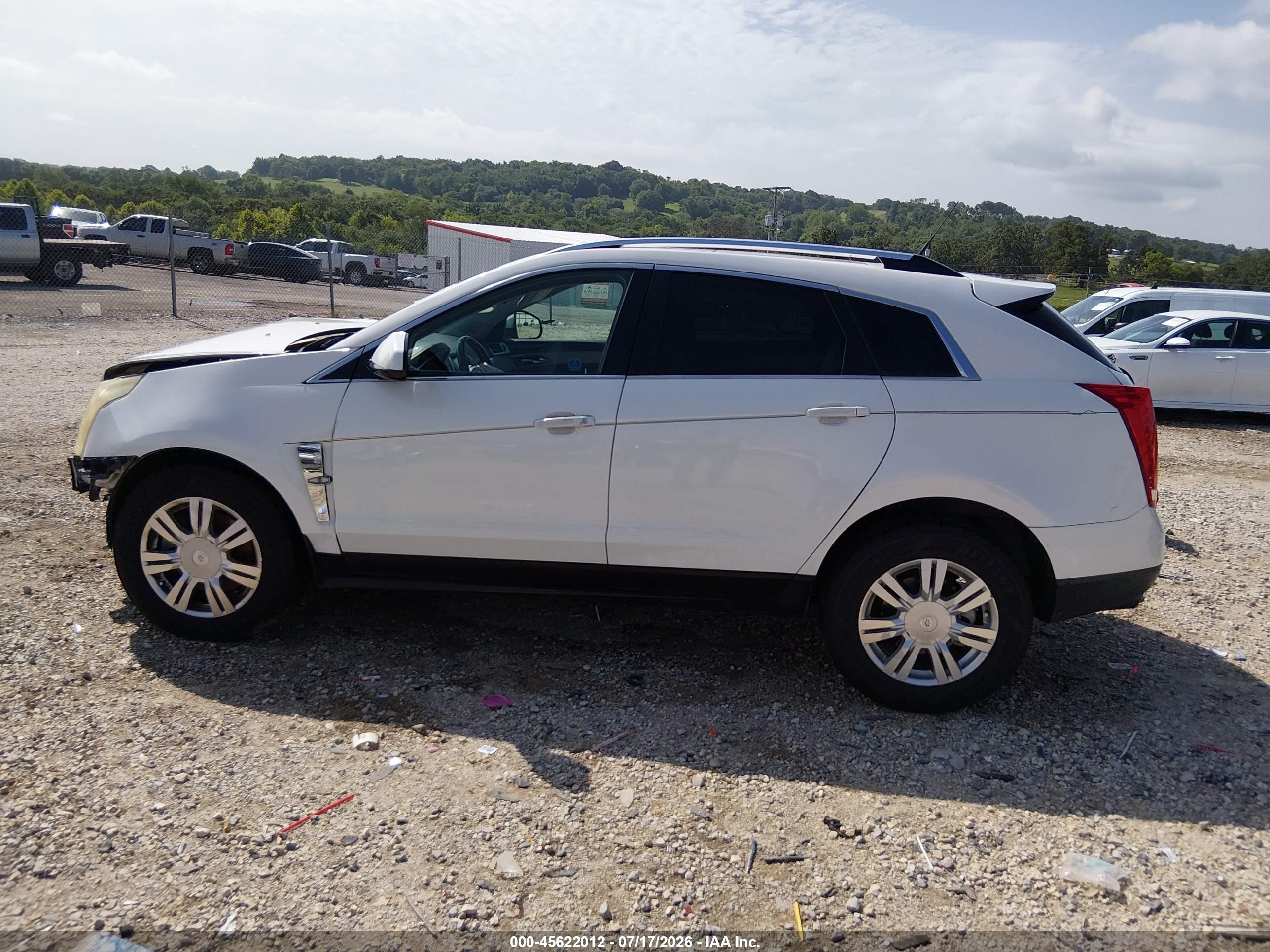 2014 Cadillac Srx Luxury Collection Белый vin: 3GYFNBE39ES516894