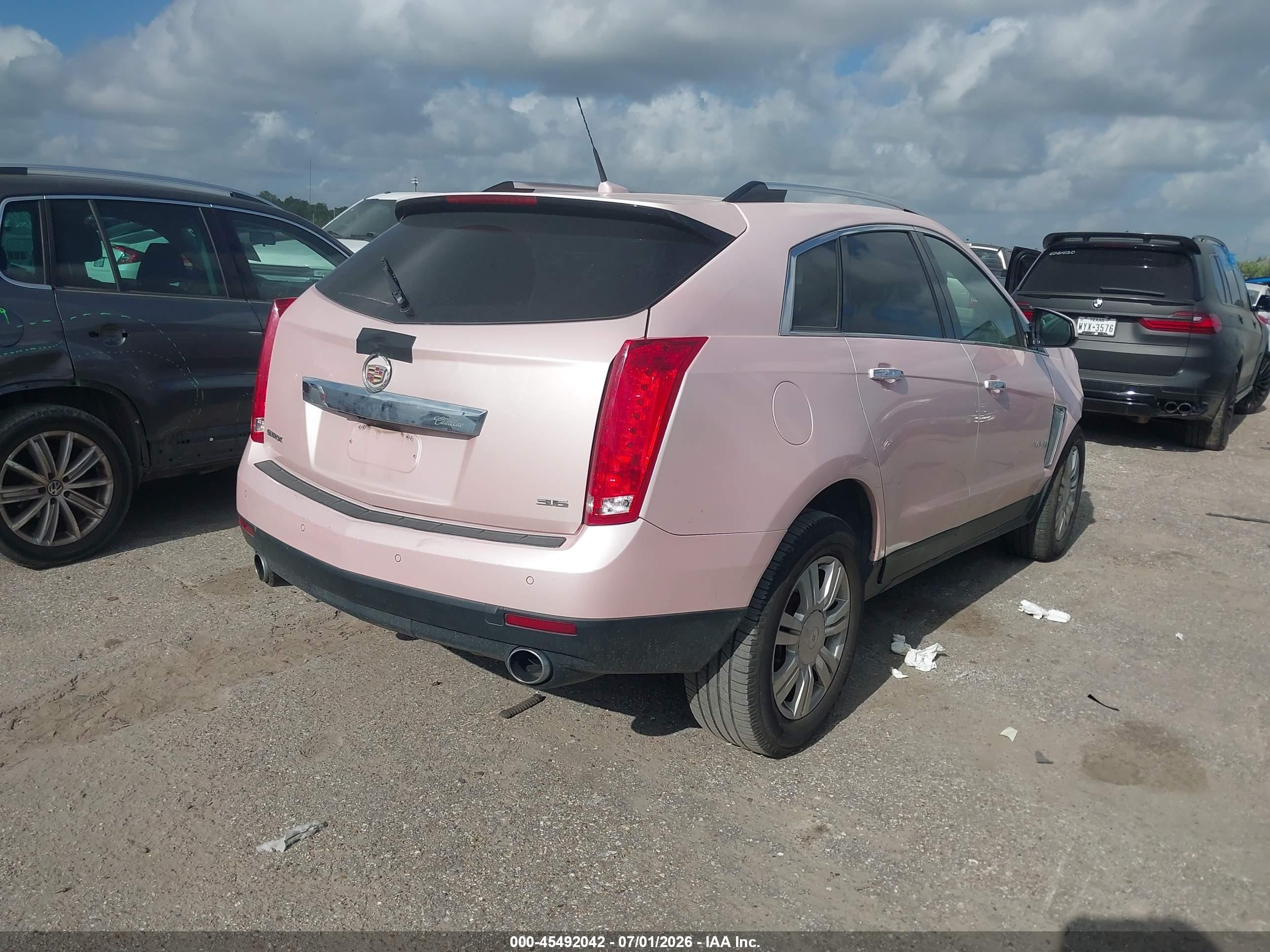 2014 Cadillac Srx Luxury Collection Pink vin: 3GYFNBE39ES536952