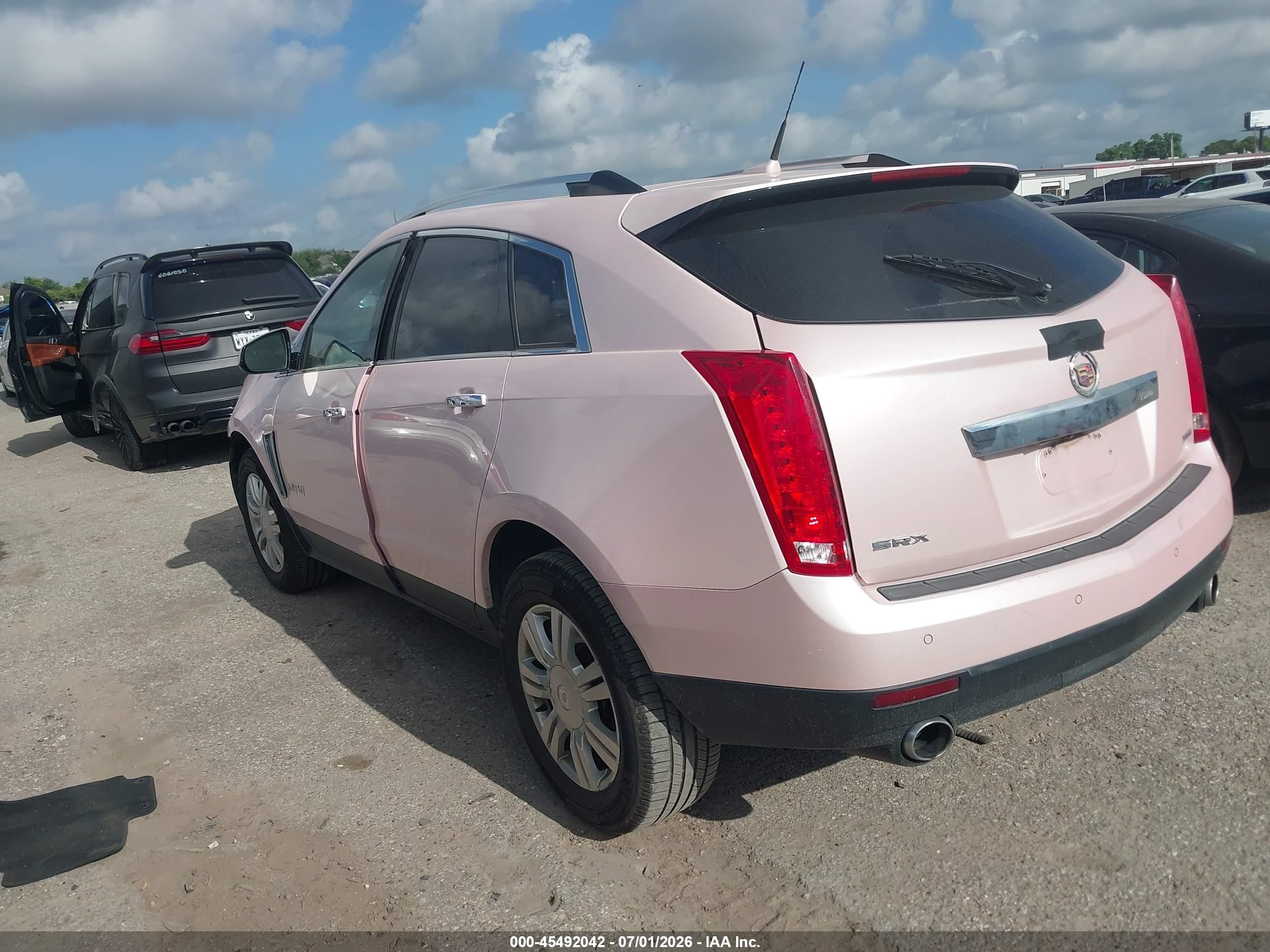 2014 Cadillac Srx Luxury Collection Pink vin: 3GYFNBE39ES536952