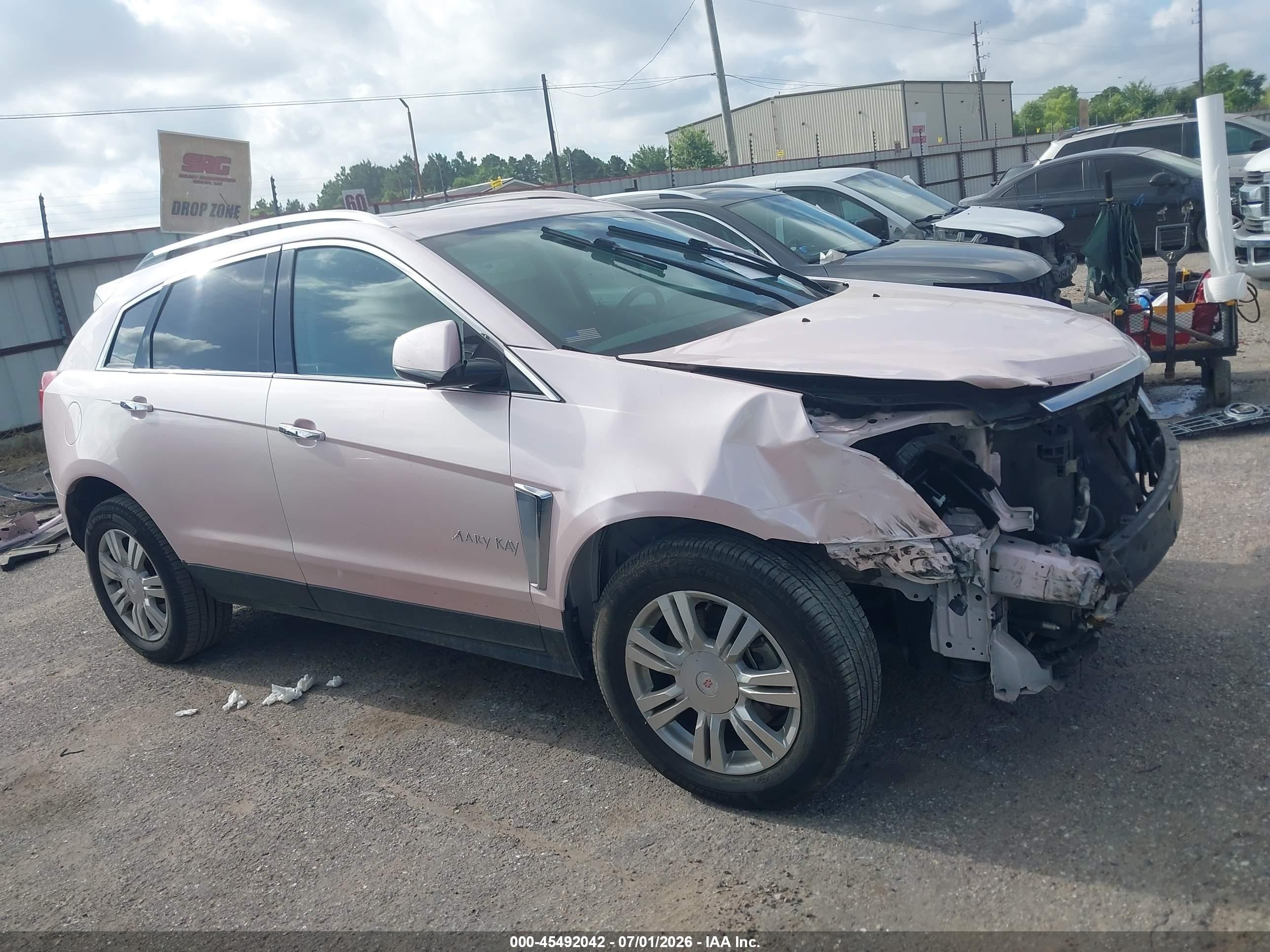 2014 Cadillac Srx Luxury Collection Pink vin: 3GYFNBE39ES536952