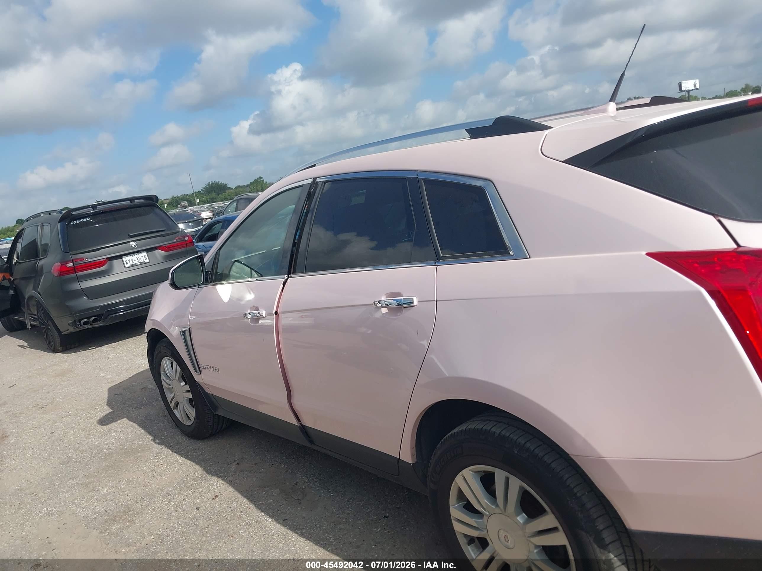 2014 Cadillac Srx Luxury Collection Pink vin: 3GYFNBE39ES536952