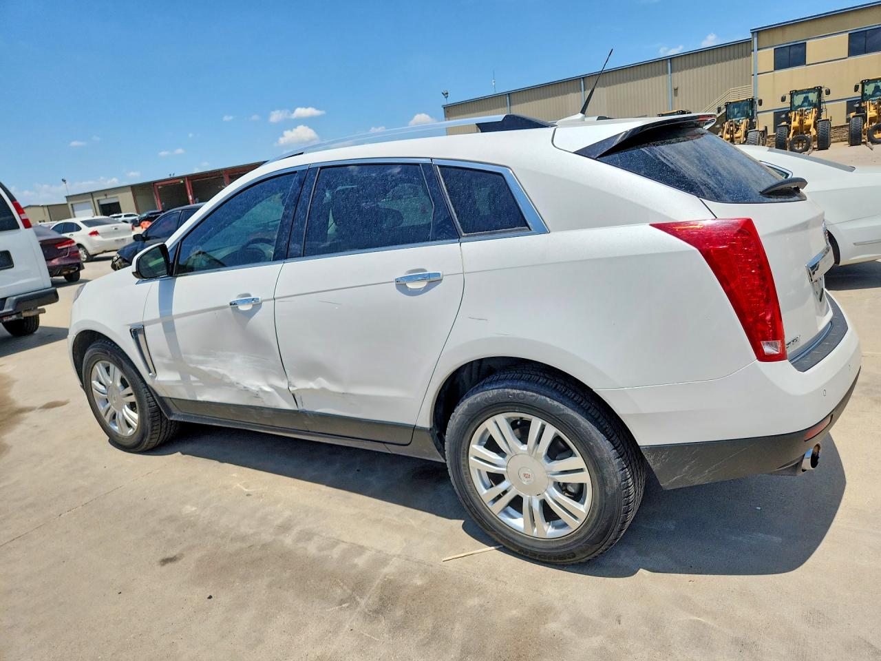 2014 Cadillac Srx Luxury Collection White vin: 3GYFNBE39ES570230