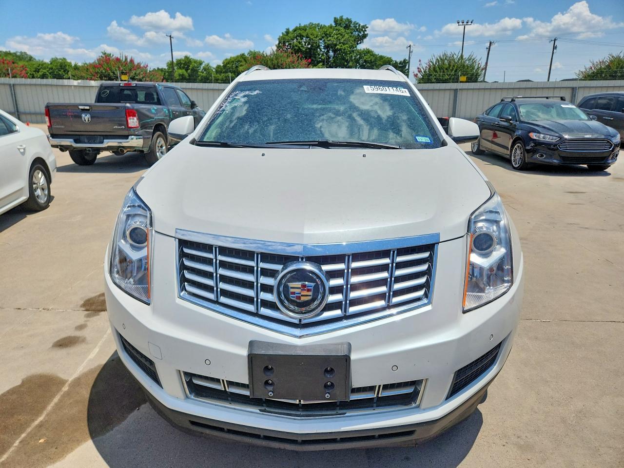2014 Cadillac Srx Luxury Collection White vin: 3GYFNBE39ES570230
