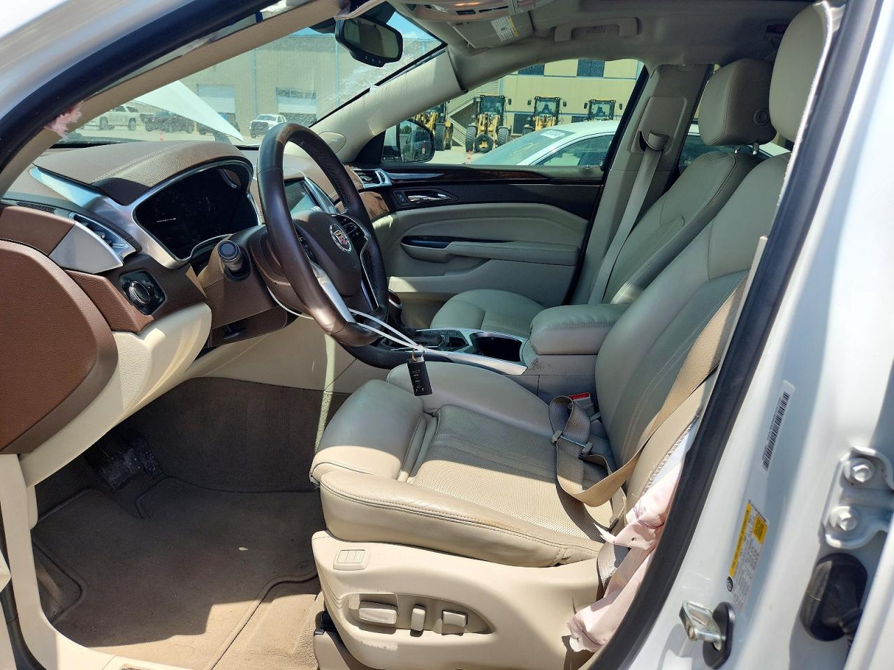 2014 Cadillac Srx Luxury Collection White vin: 3GYFNBE39ES570230