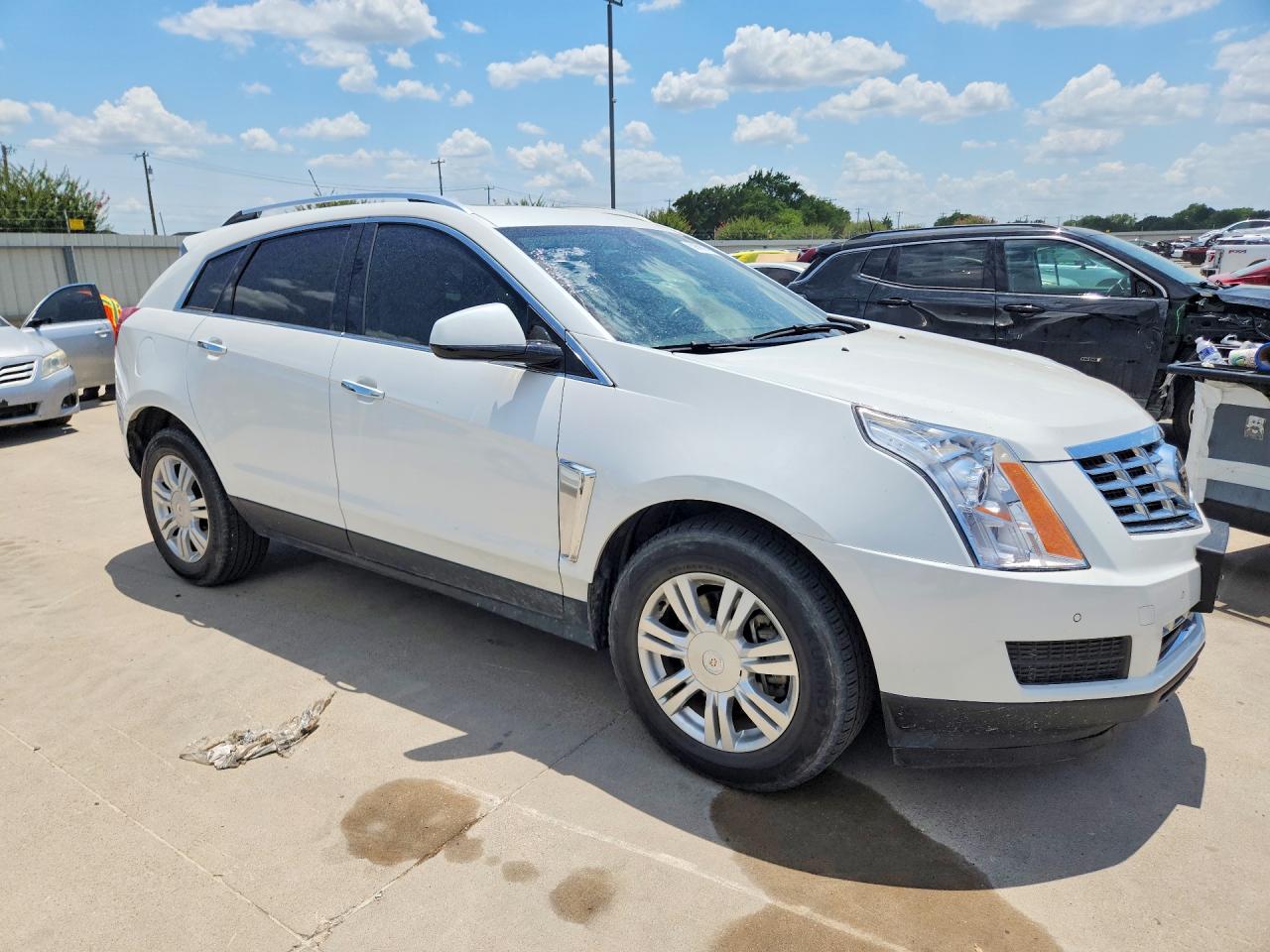 2014 Cadillac Srx Luxury Collection White vin: 3GYFNBE39ES570230