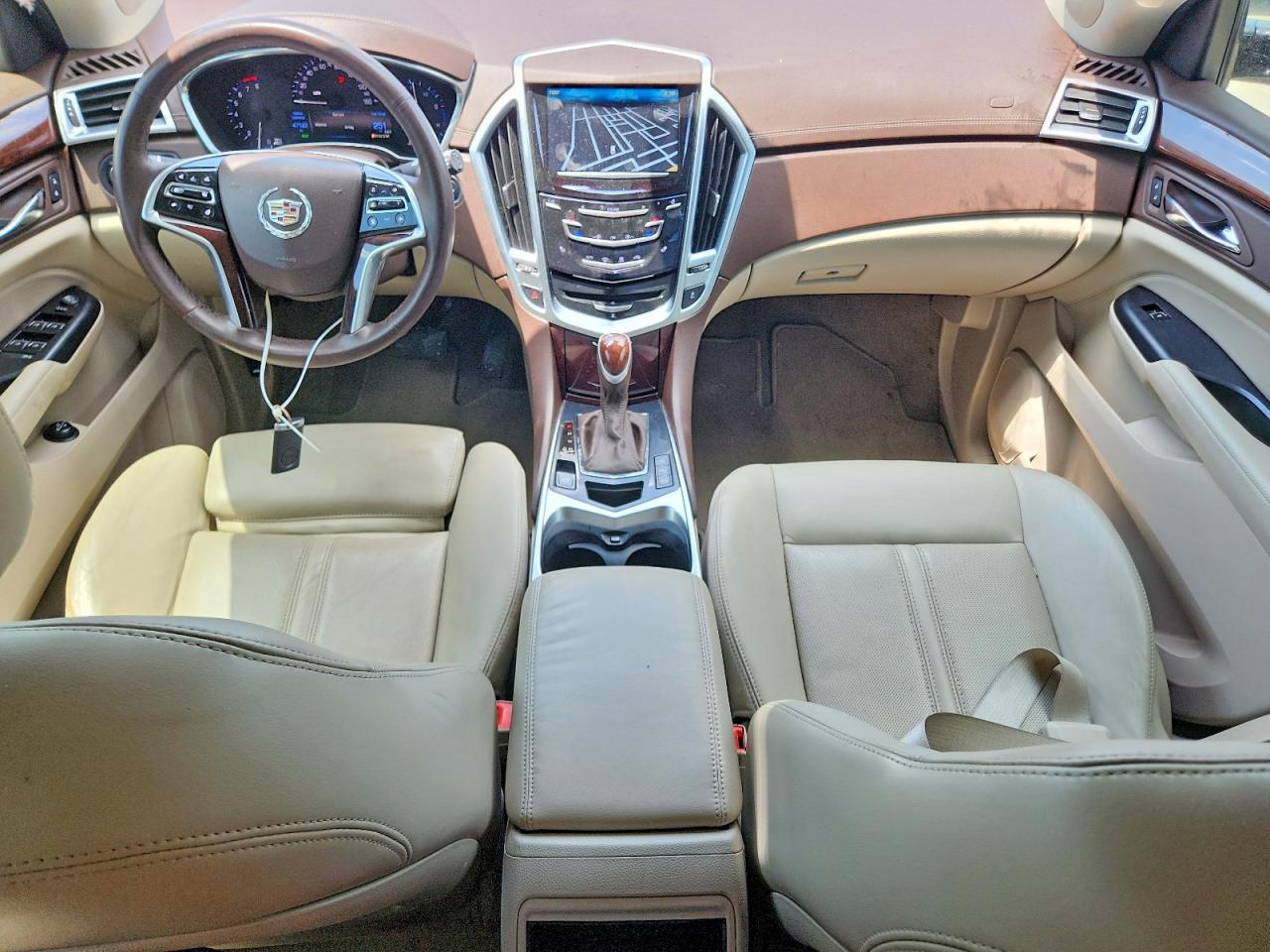 2014 Cadillac Srx Luxury Collection White vin: 3GYFNBE39ES570230