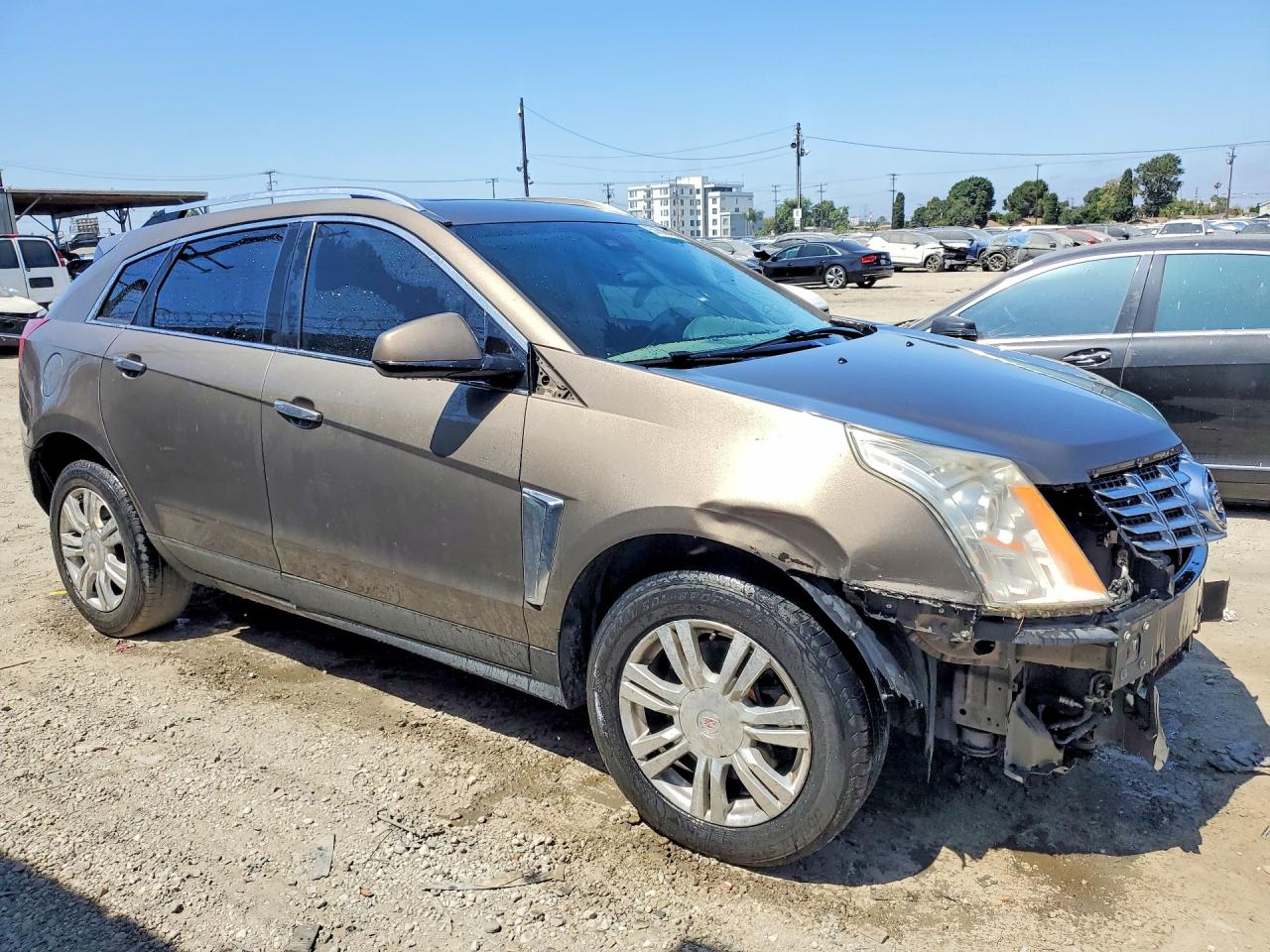 2014 Cadillac Srx Luxury Collection Brown vin: 3GYFNBE39ES579588