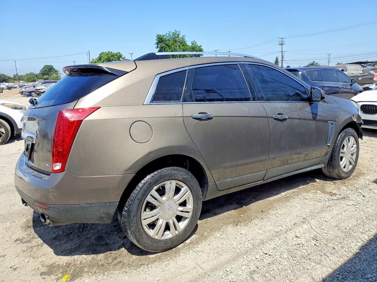 2014 Cadillac Srx Luxury Collection Brown vin: 3GYFNBE39ES579588