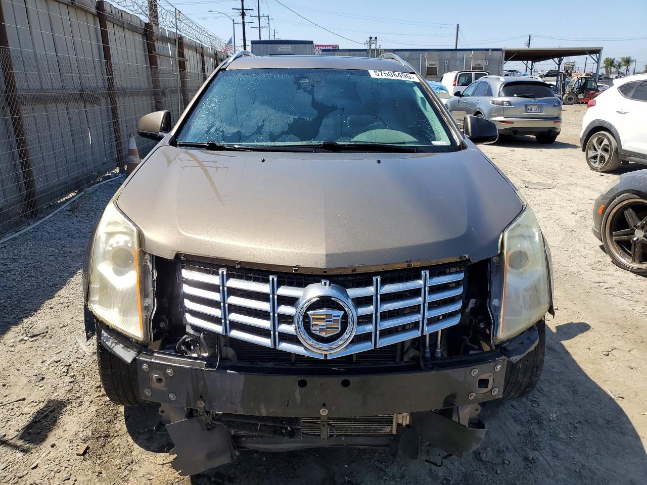 2014 Cadillac Srx Luxury Collection Brown vin: 3GYFNBE39ES579588
