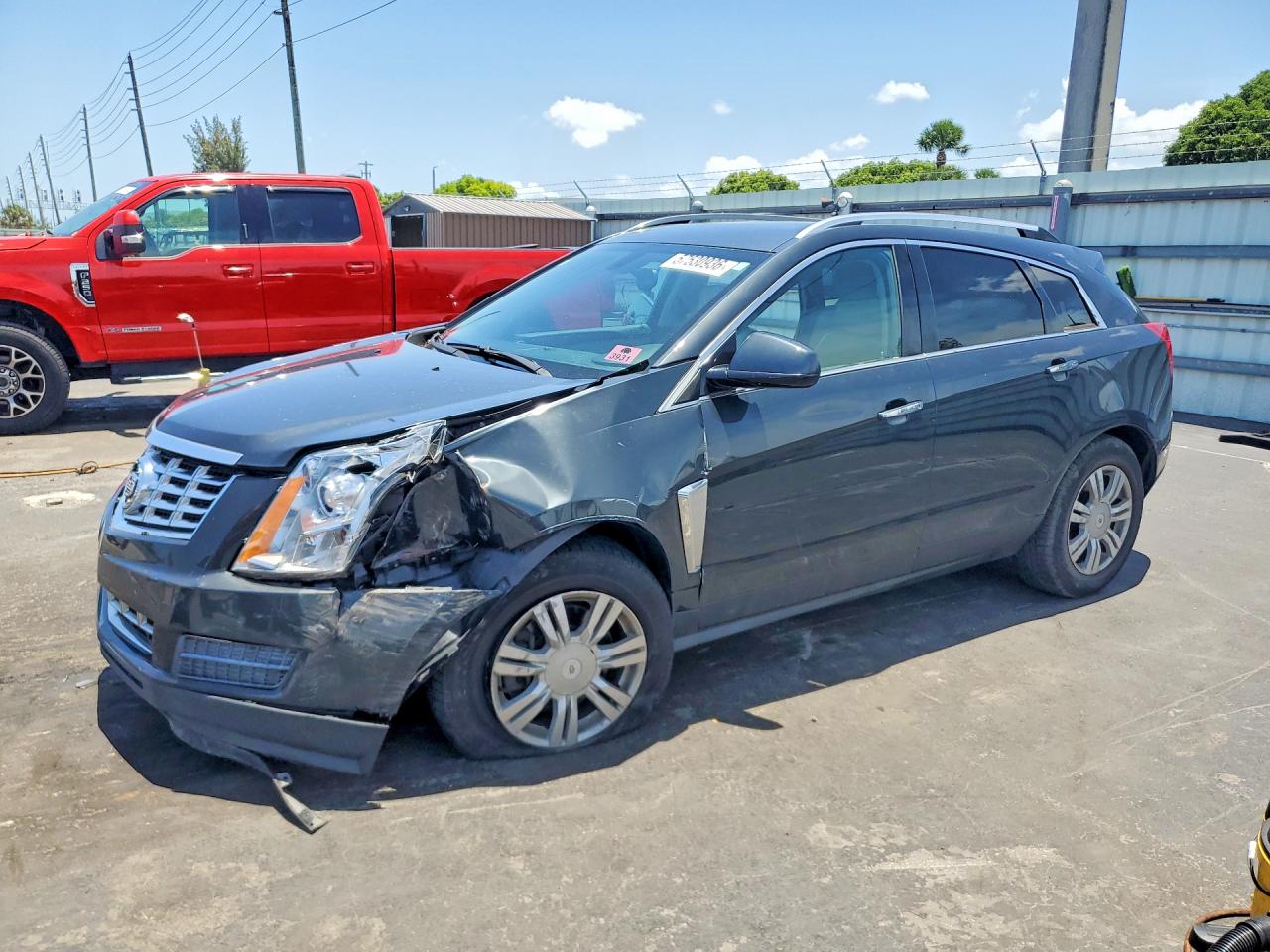 2014 Cadillac Srx Luxury Collection Charcoal vin: 3GYFNBE39ES602626
