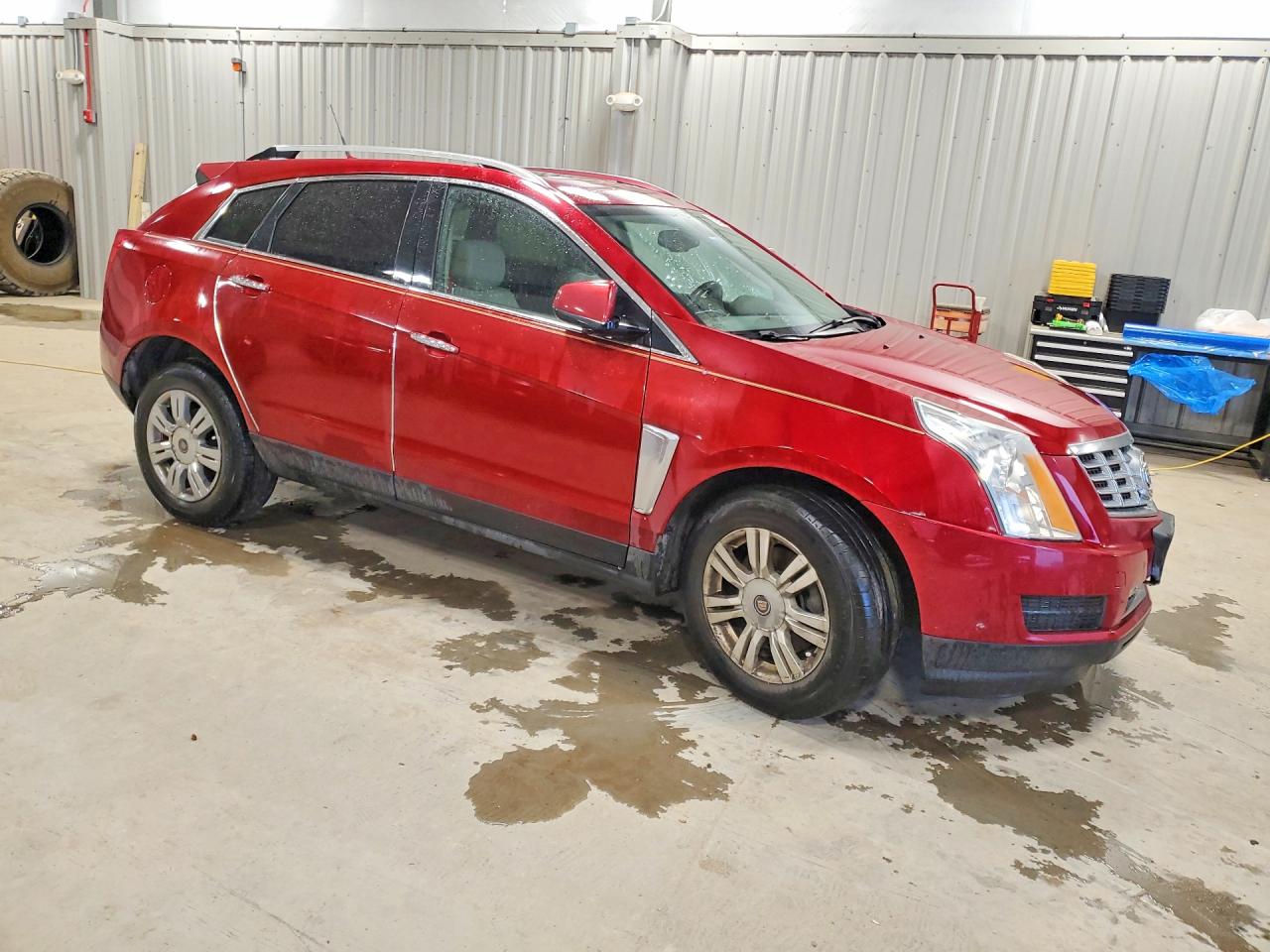 2014 Cadillac Srx Luxury Collection Red vin: 3GYFNBE39ES609558