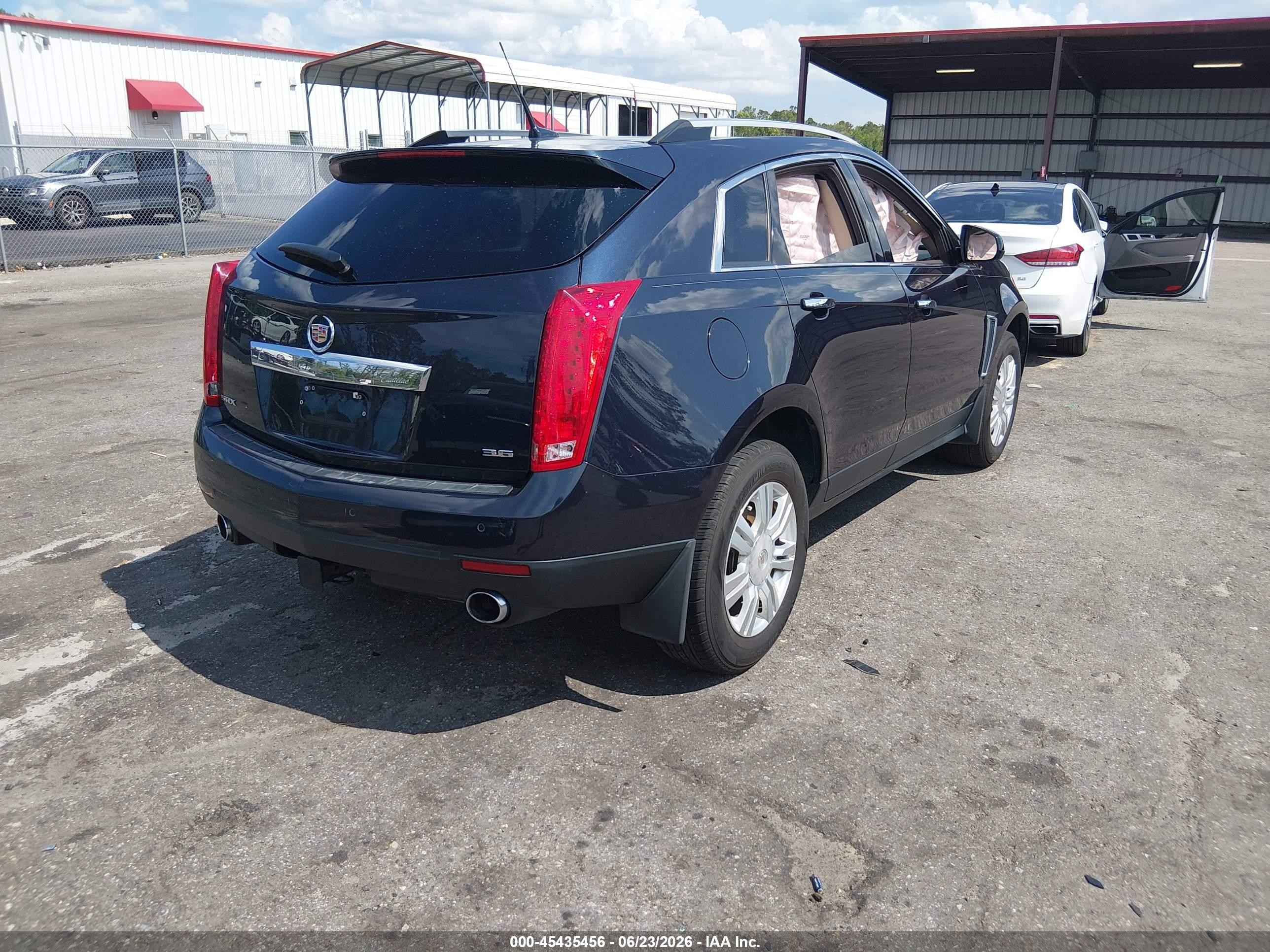 2014 Cadillac Srx Luxury Collection Blue vin: 3GYFNBE39ES675298