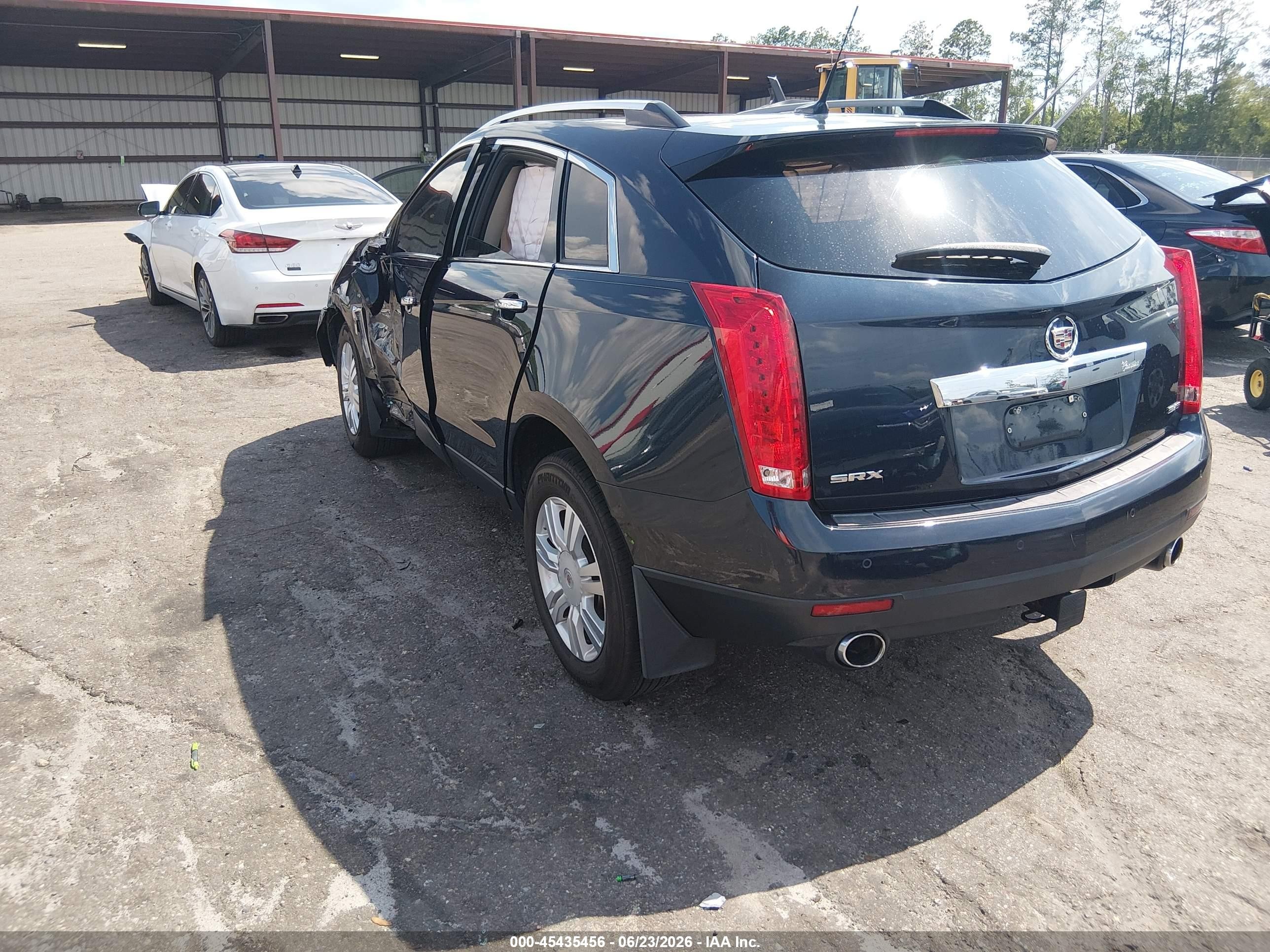 2014 Cadillac Srx Luxury Collection Blue vin: 3GYFNBE39ES675298