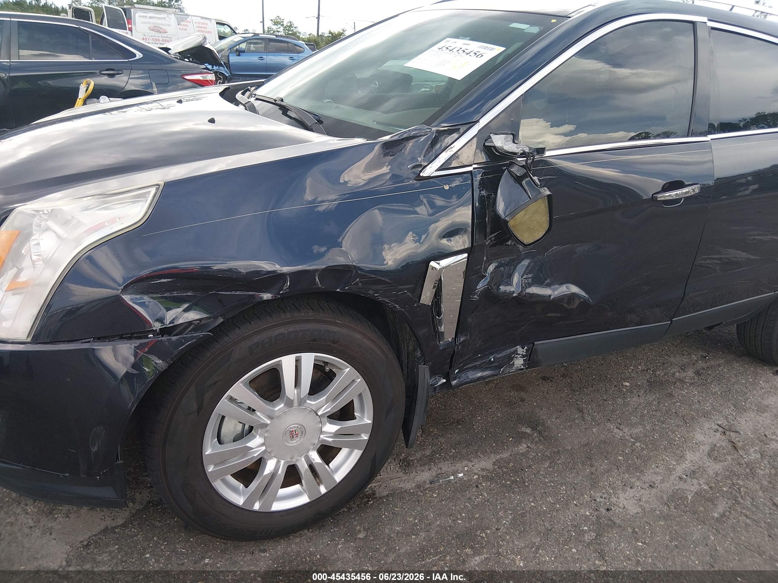 2014 Cadillac Srx Luxury Collection Blue vin: 3GYFNBE39ES675298