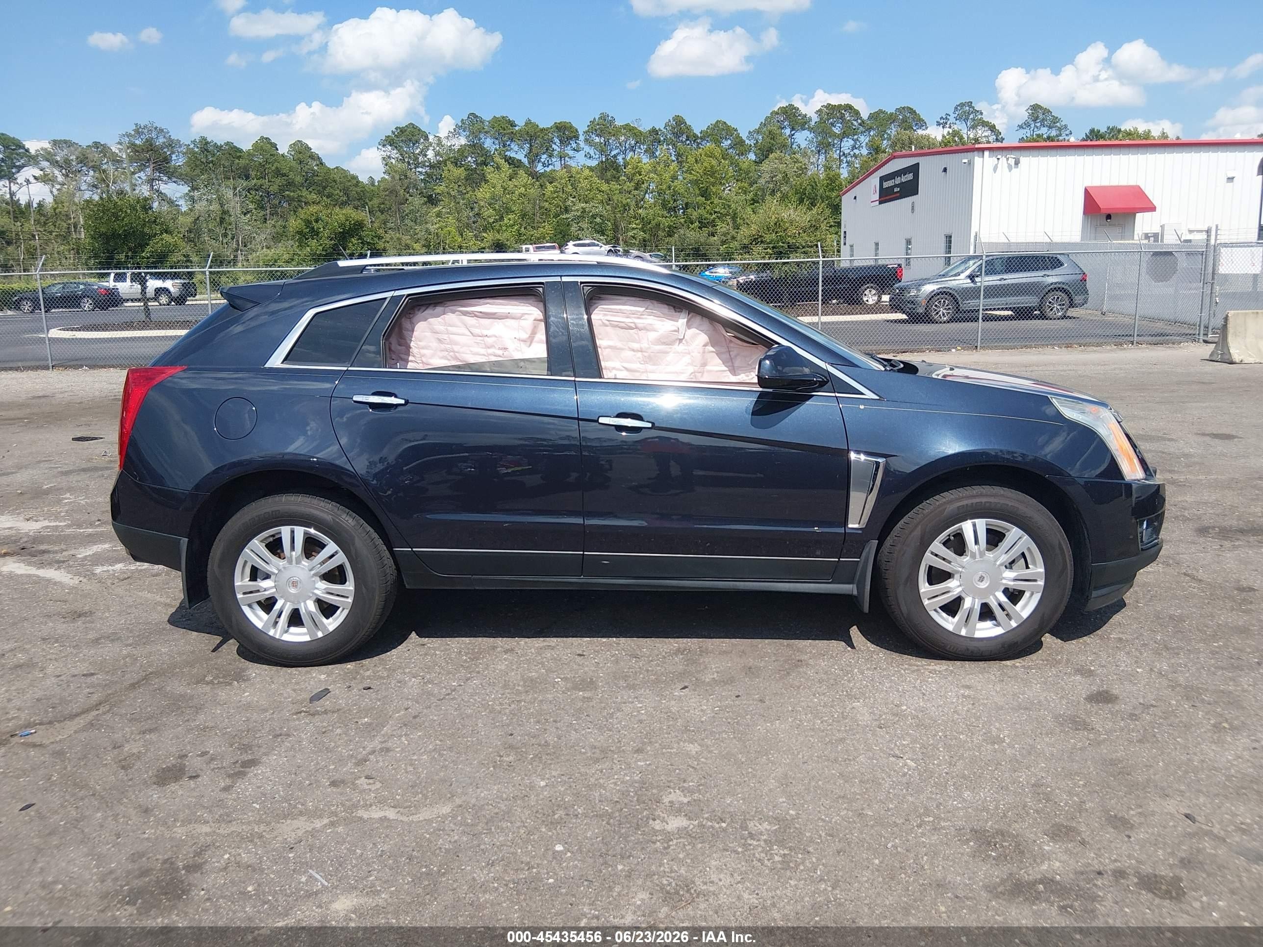 2014 Cadillac Srx Luxury Collection Blue vin: 3GYFNBE39ES675298