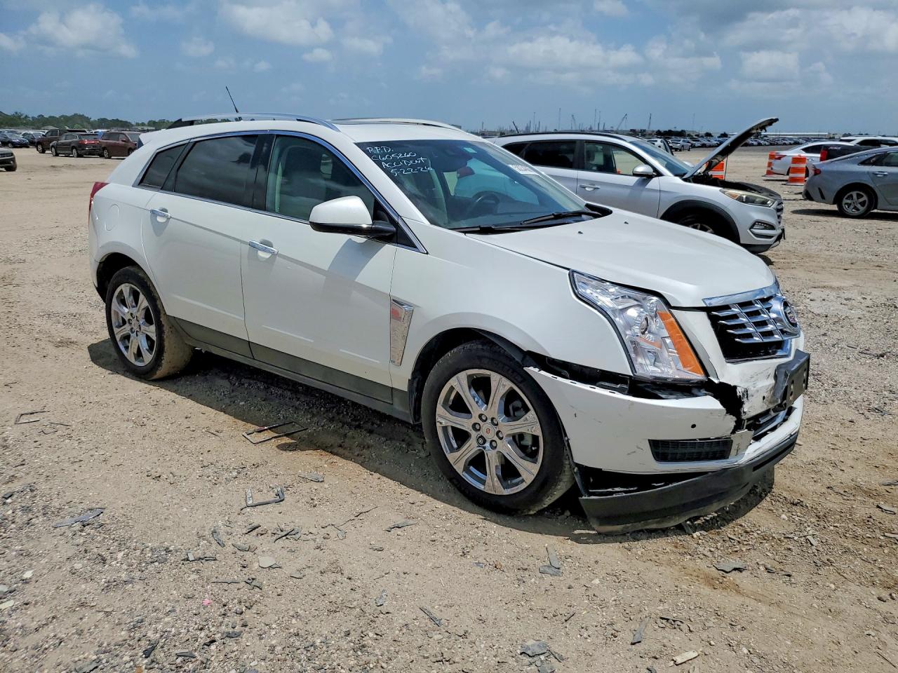 2014 Cadillac Srx Luxury Collection Белый vin: 3GYFNBE39ES676872