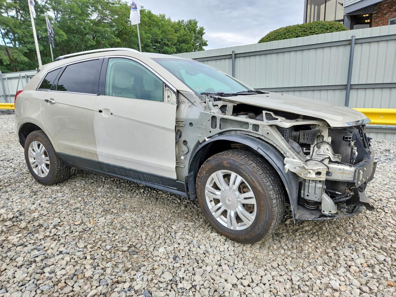 2014 Cadillac Srx Luxury Collection Gray vin: 3GYFNBE39ES682400