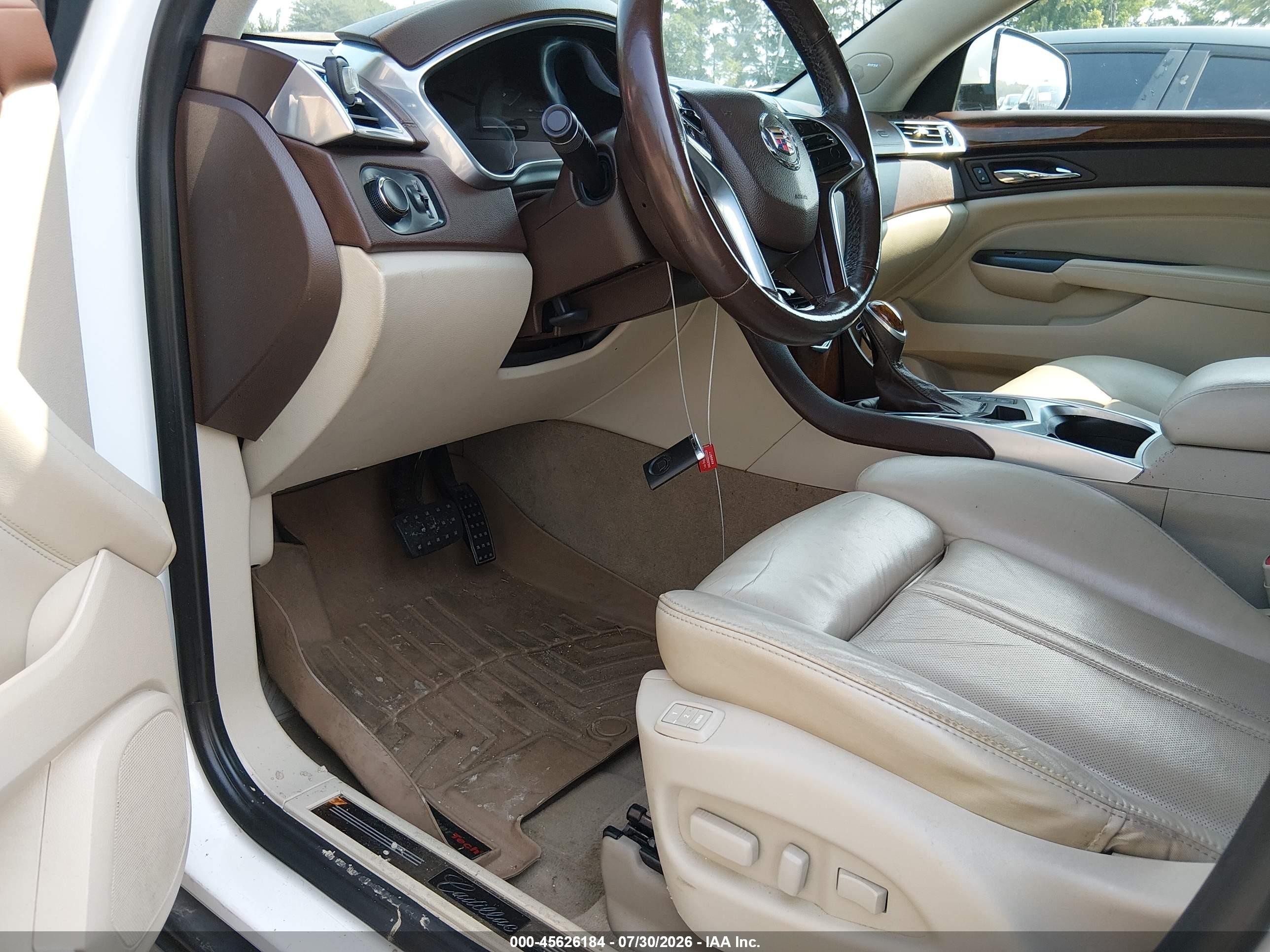 2014 Cadillac Srx Luxury Collection Белый vin: 3GYFNBE39ES686916